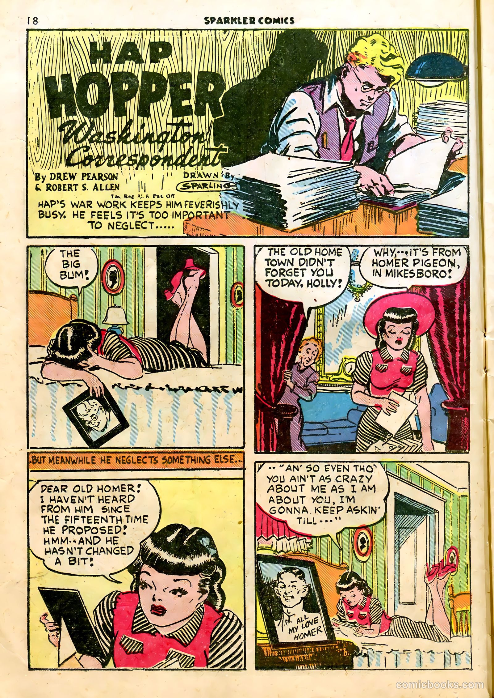 Sparkle Comics #23 (1952) — page 20 of 53
