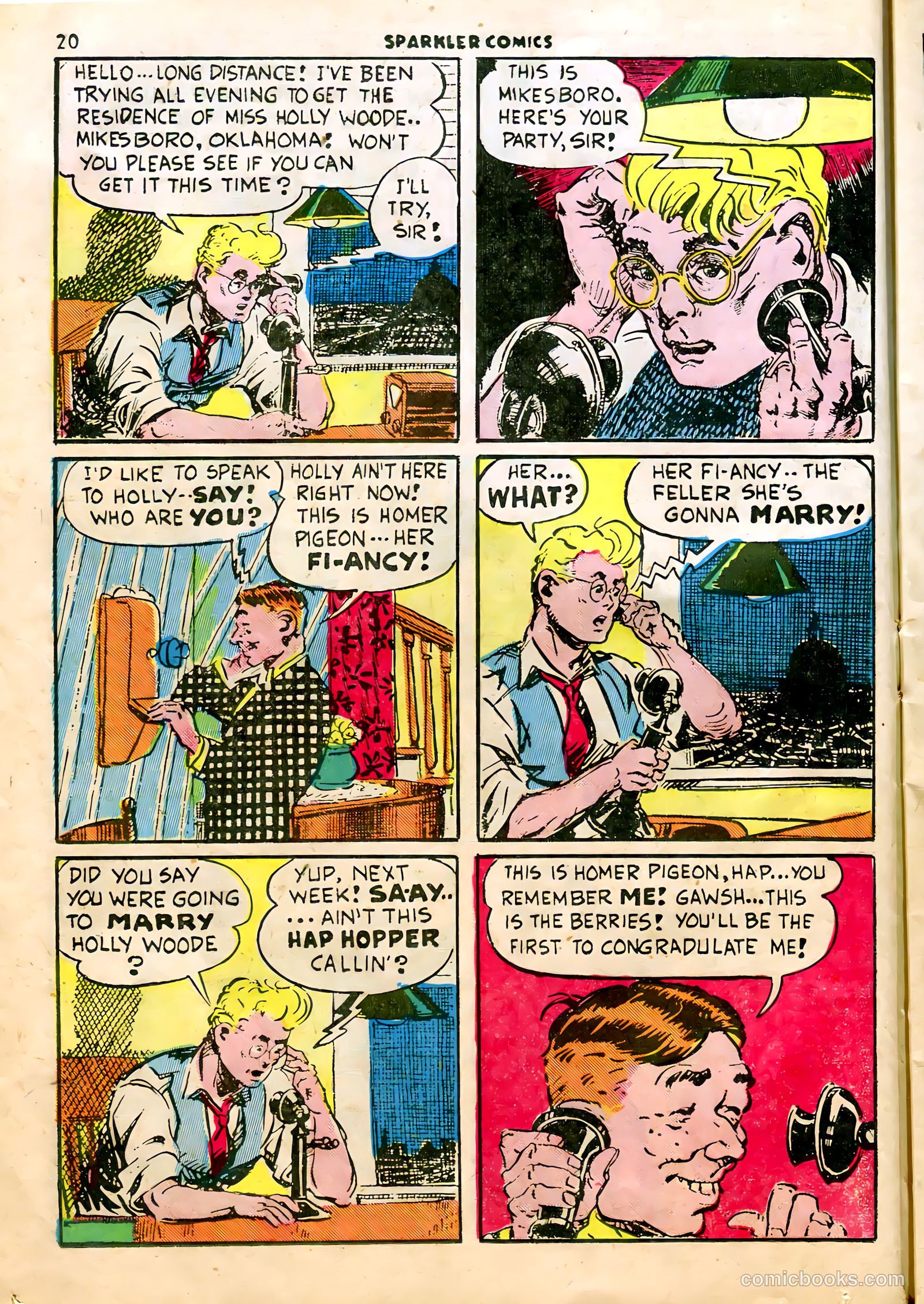 Sparkle Comics #23 (1952) — page 22 of 53