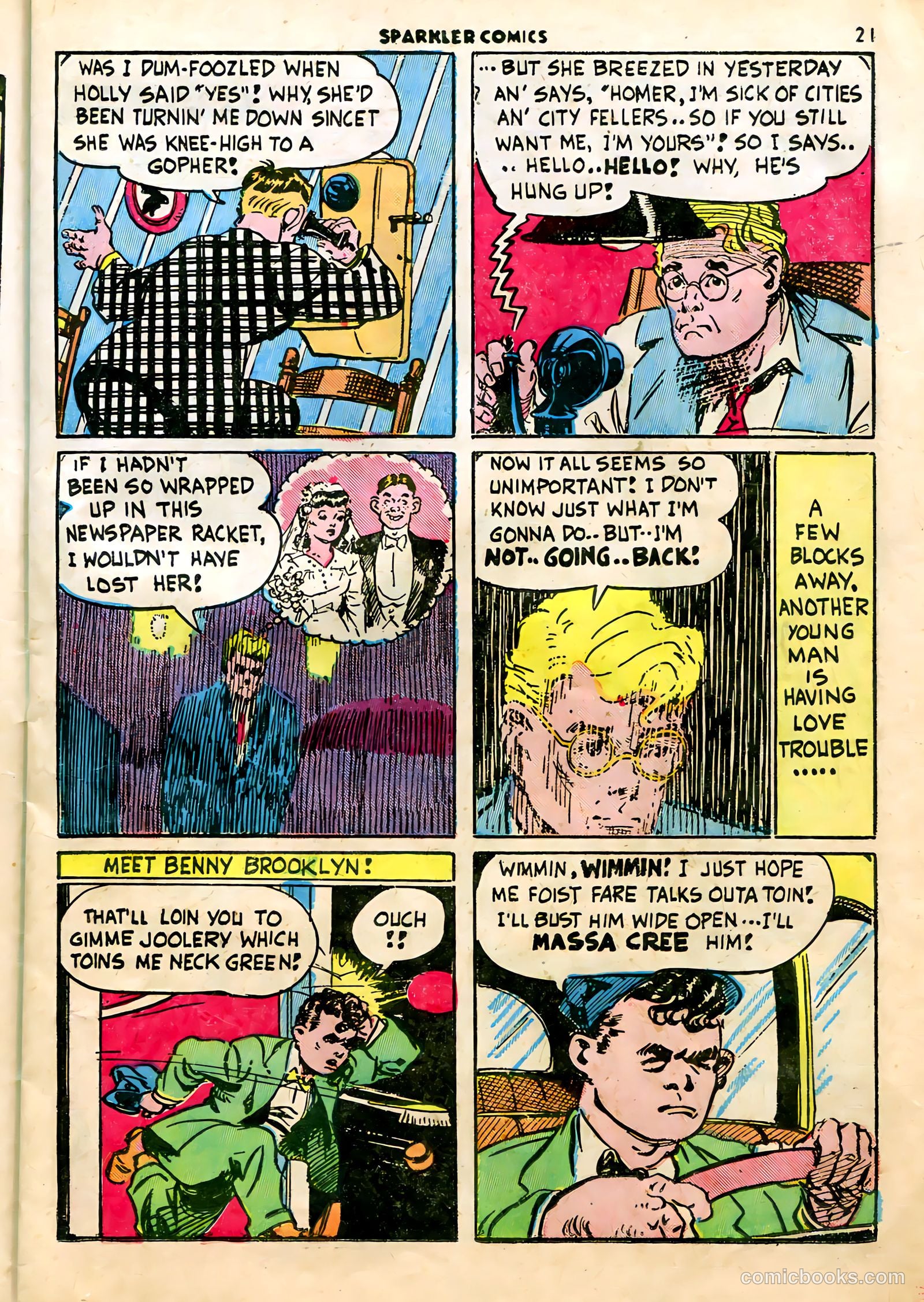 Sparkle Comics #23 (1952) — page 23 of 53