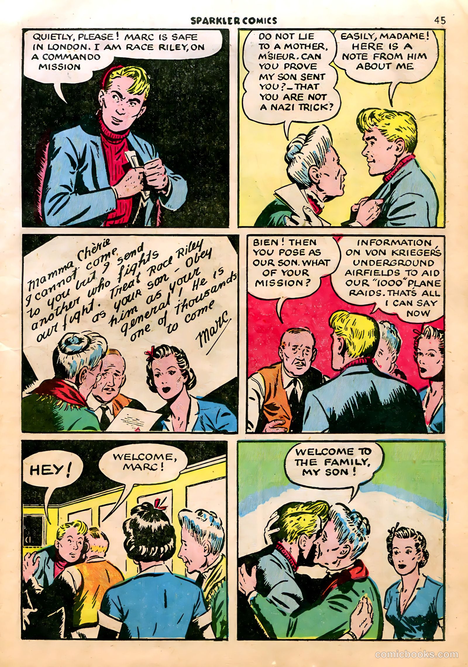 Sparkle Comics #23 (1952) — page 37 of 53