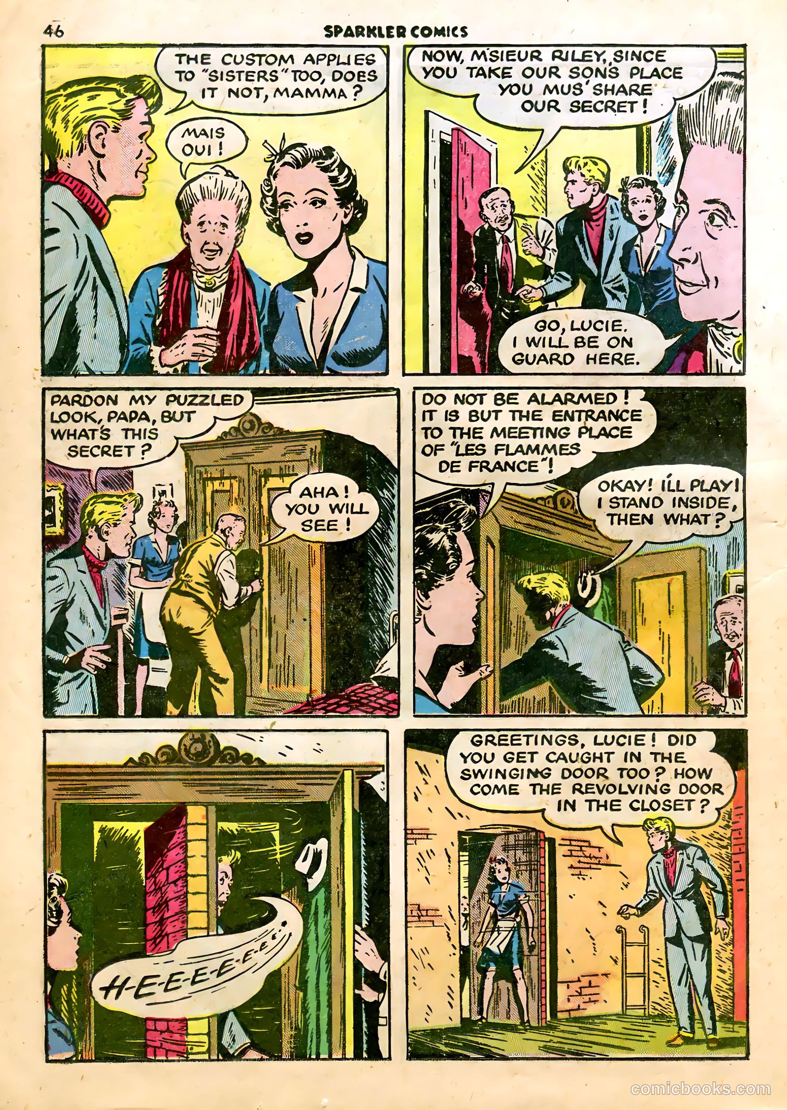 Sparkle Comics #23 (1952) — page 38 of 53
