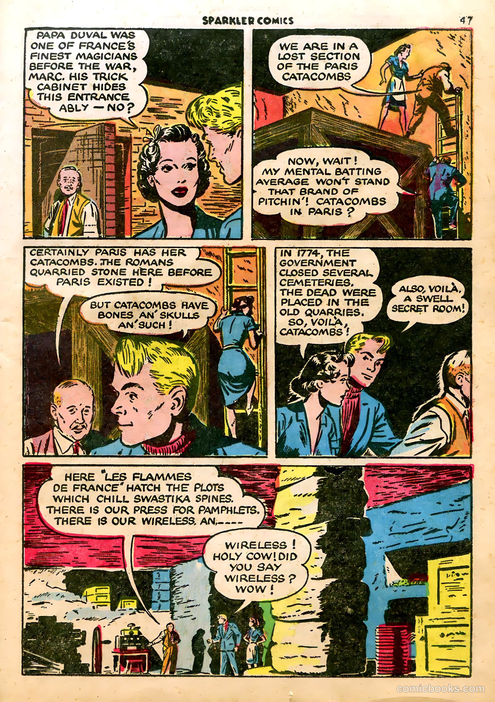 Sparkle Comics #23 (1952) — page 39 of 53