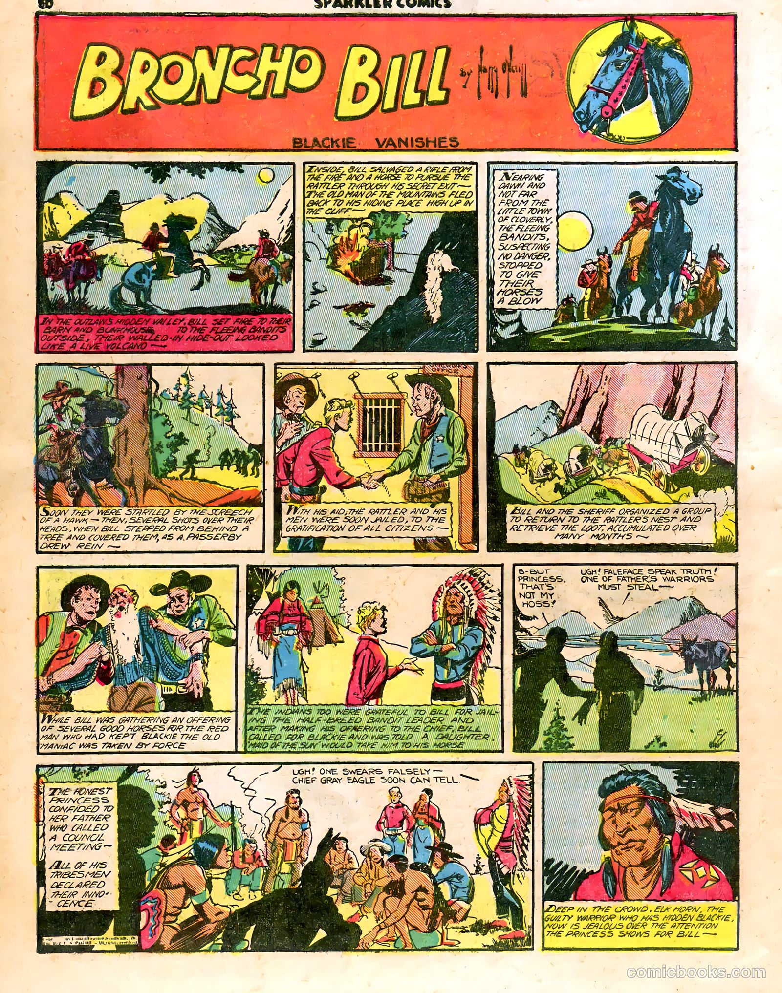 Sparkle Comics #23 (1952) — page 42 of 53