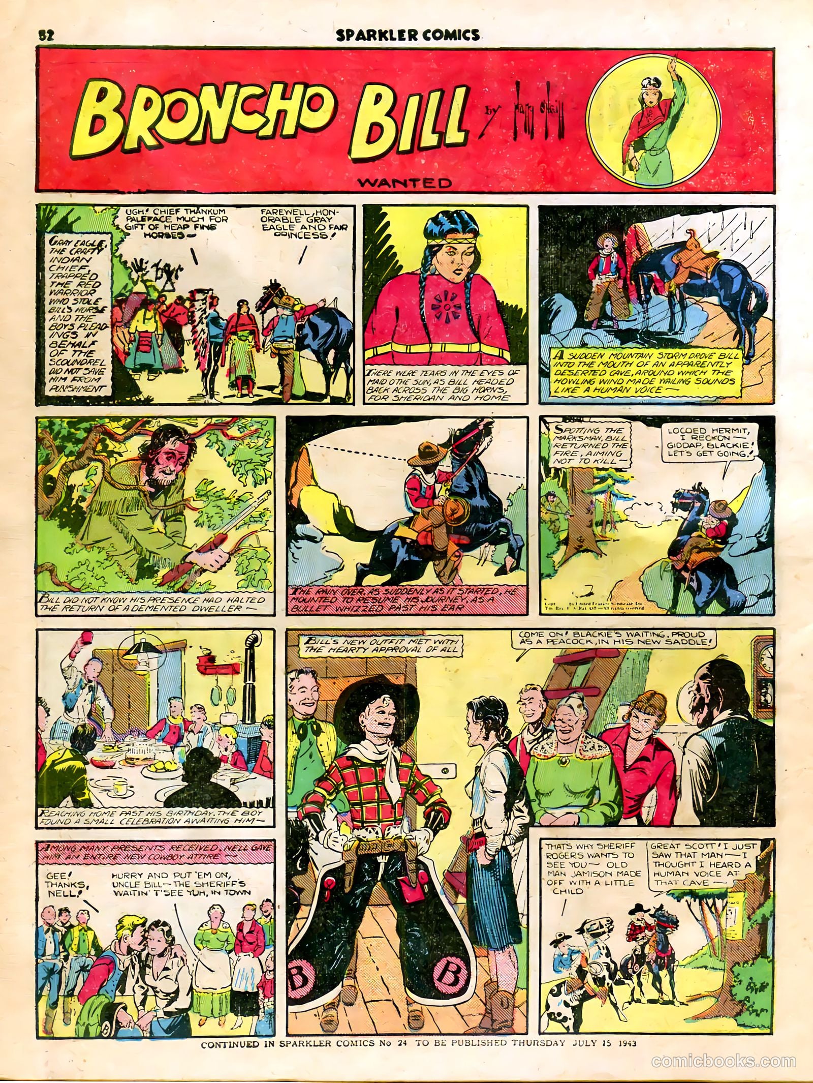 Sparkle Comics #23 (1952) — page 44 of 53