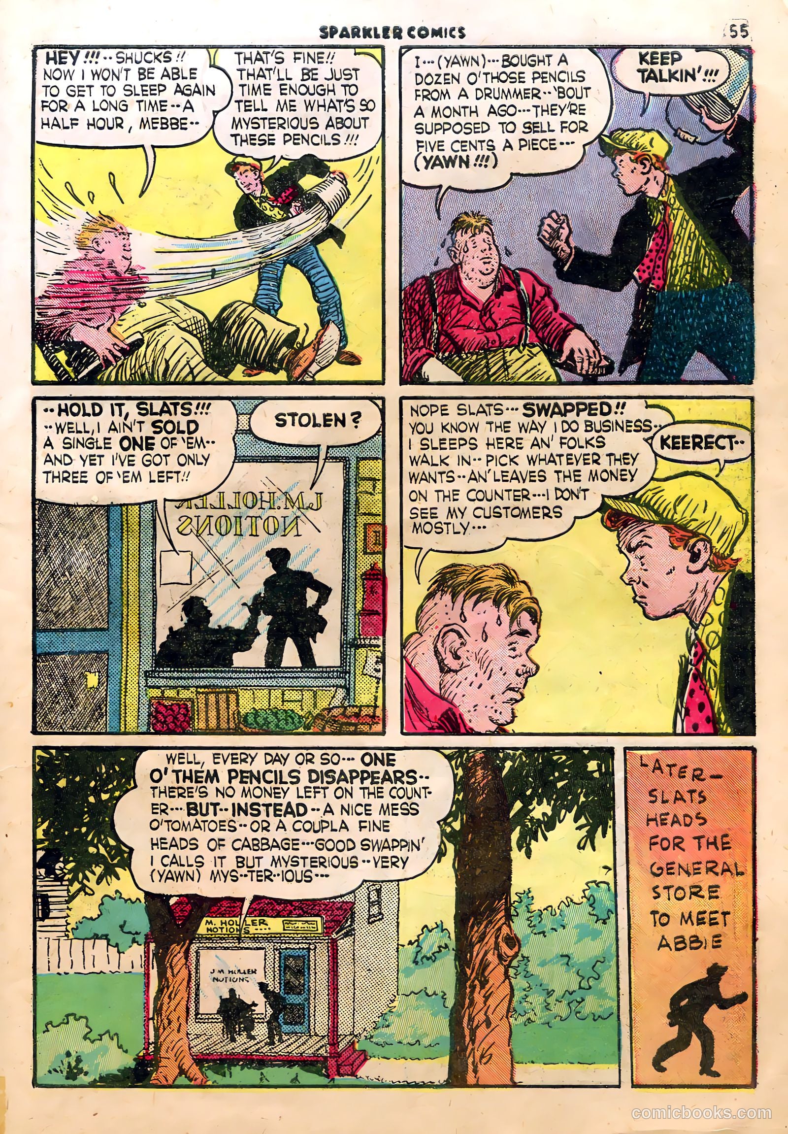 Sparkle Comics #23 (1952) — page 47 of 53