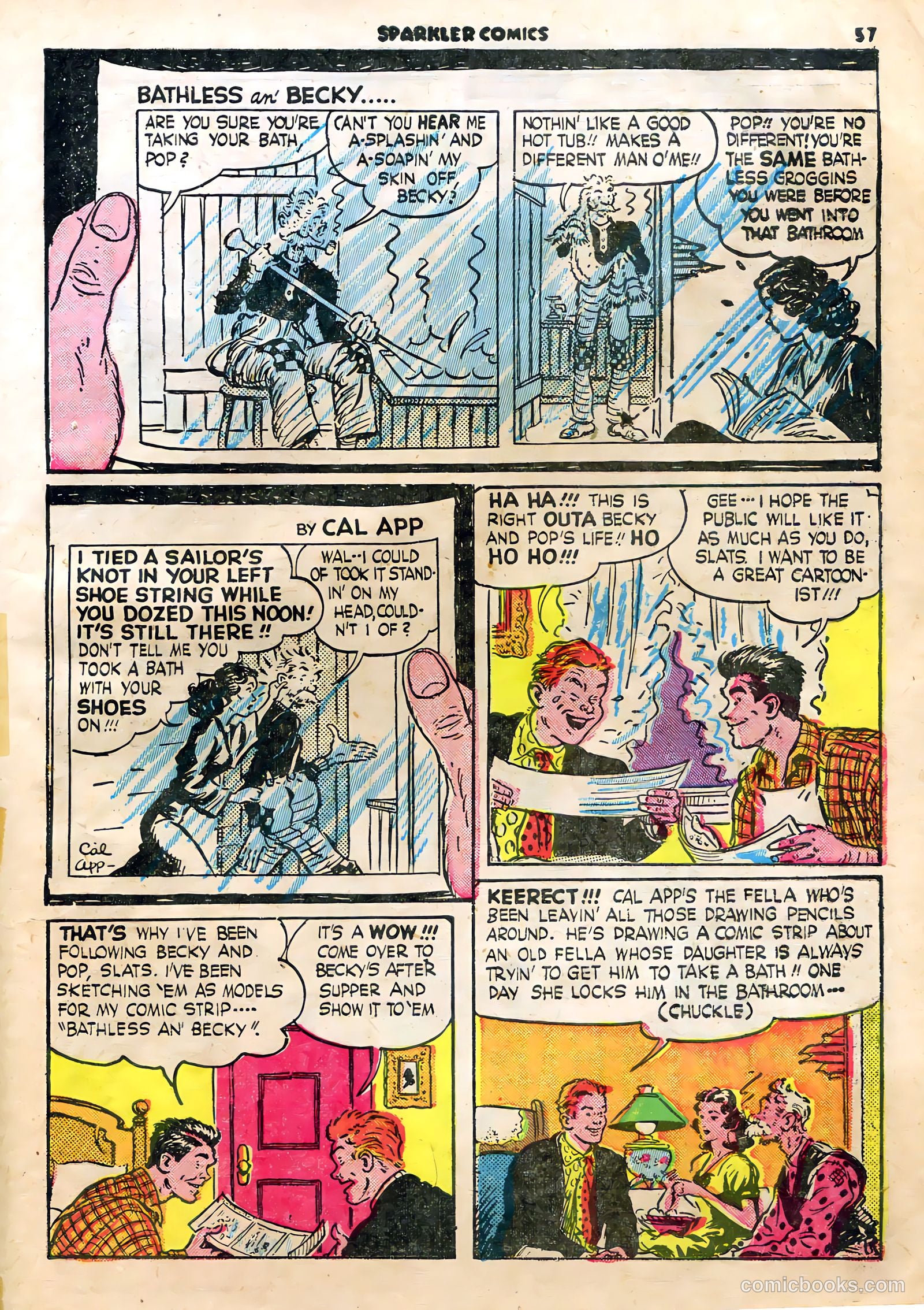 Sparkle Comics #23 (1952) — page 49 of 53