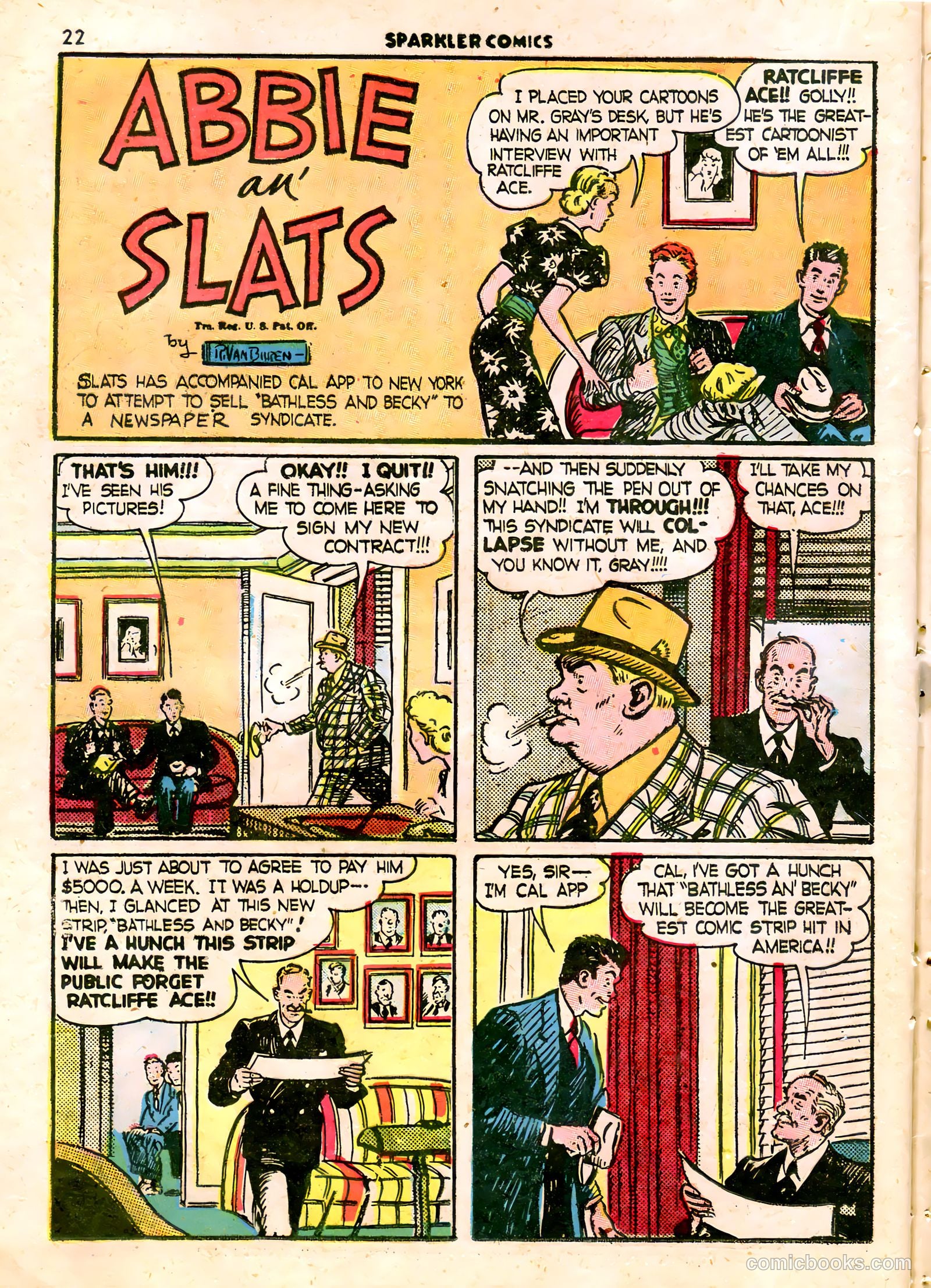Sparkle Comics #24 (1952) — page 17 of 56