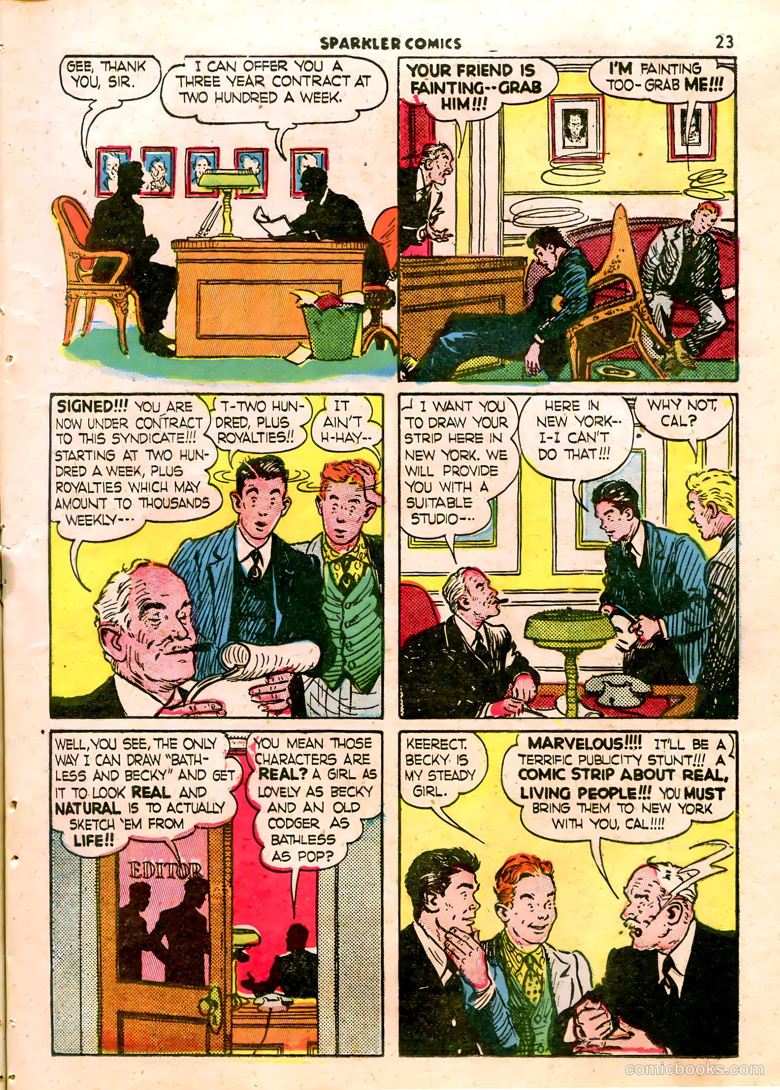 Sparkle Comics #24 (1952) — page 18 of 56