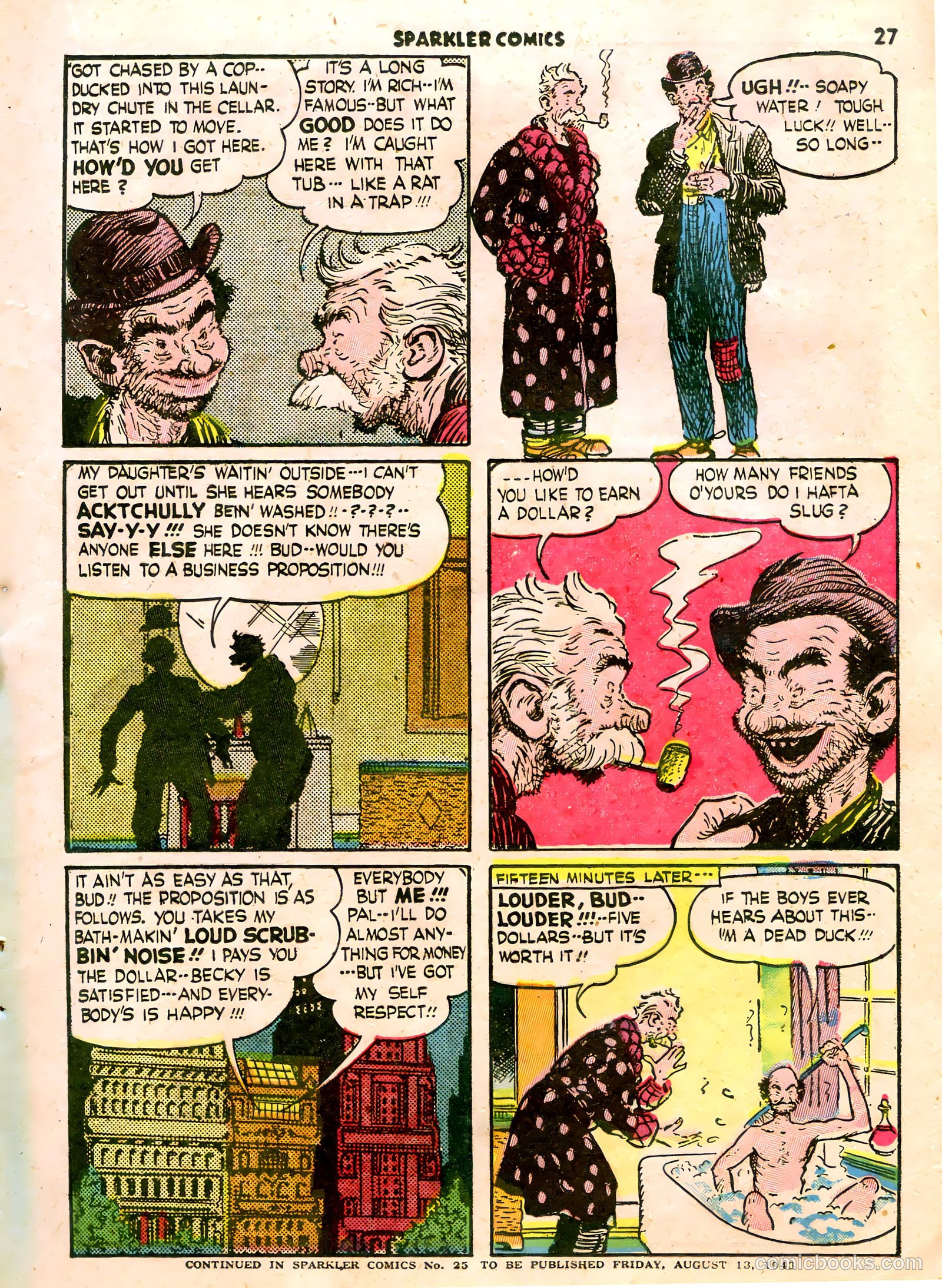 Sparkle Comics #24 (1952) — page 22 of 56