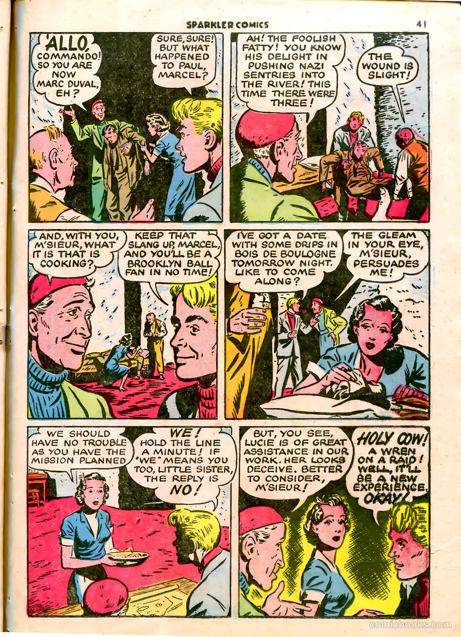 Sparkle Comics #24 (1952) — page 31 of 56