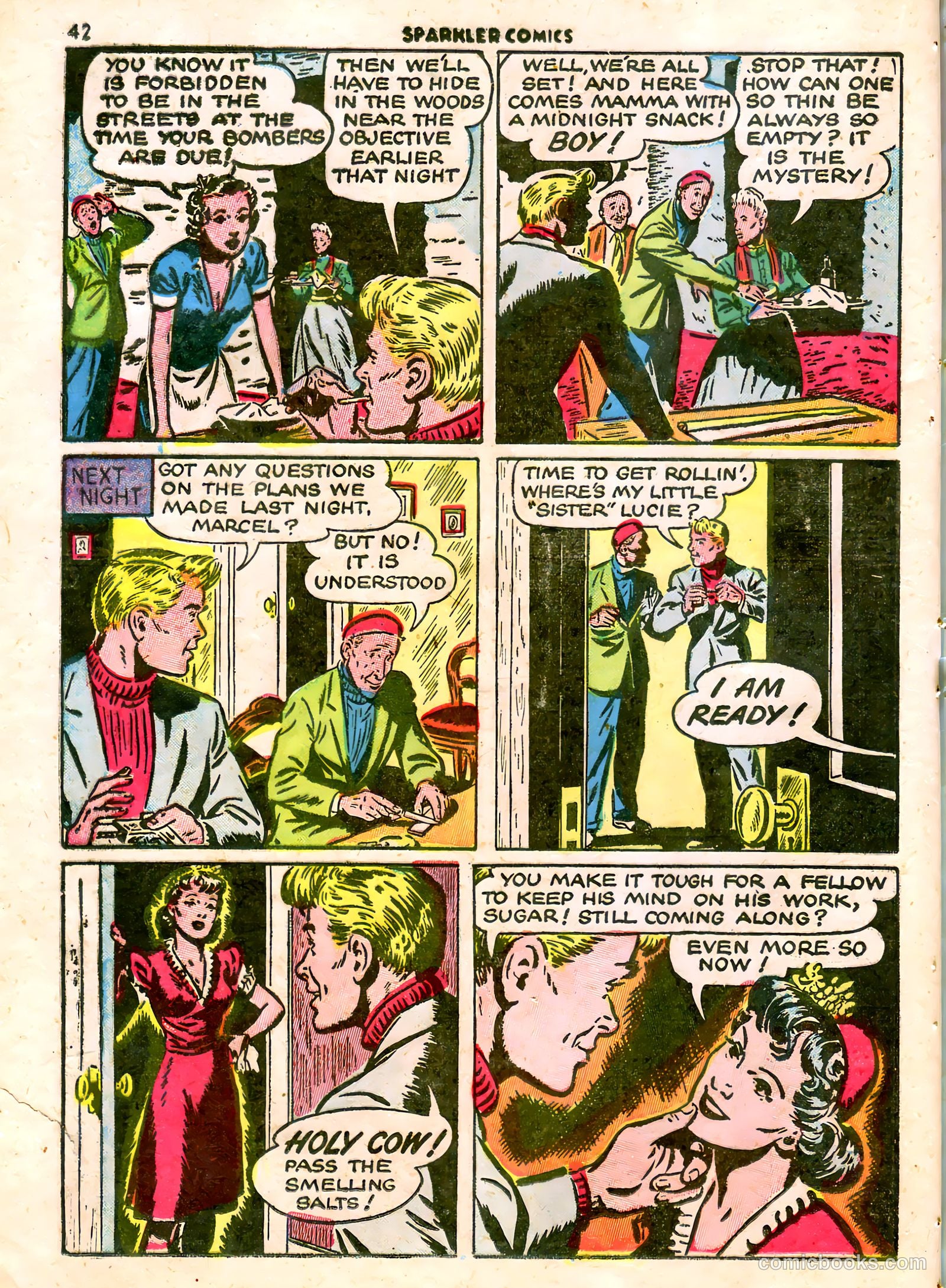 Sparkle Comics #24 (1952) — page 32 of 56