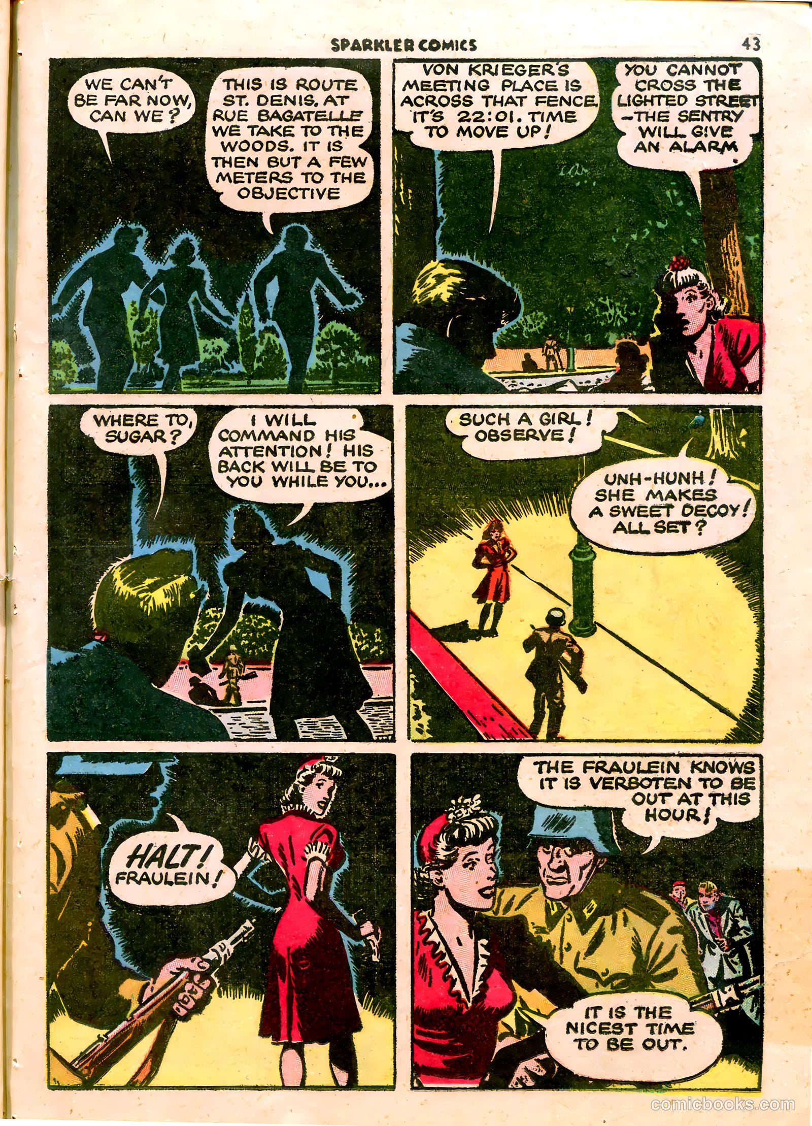Sparkle Comics #24 (1952) — page 33 of 56