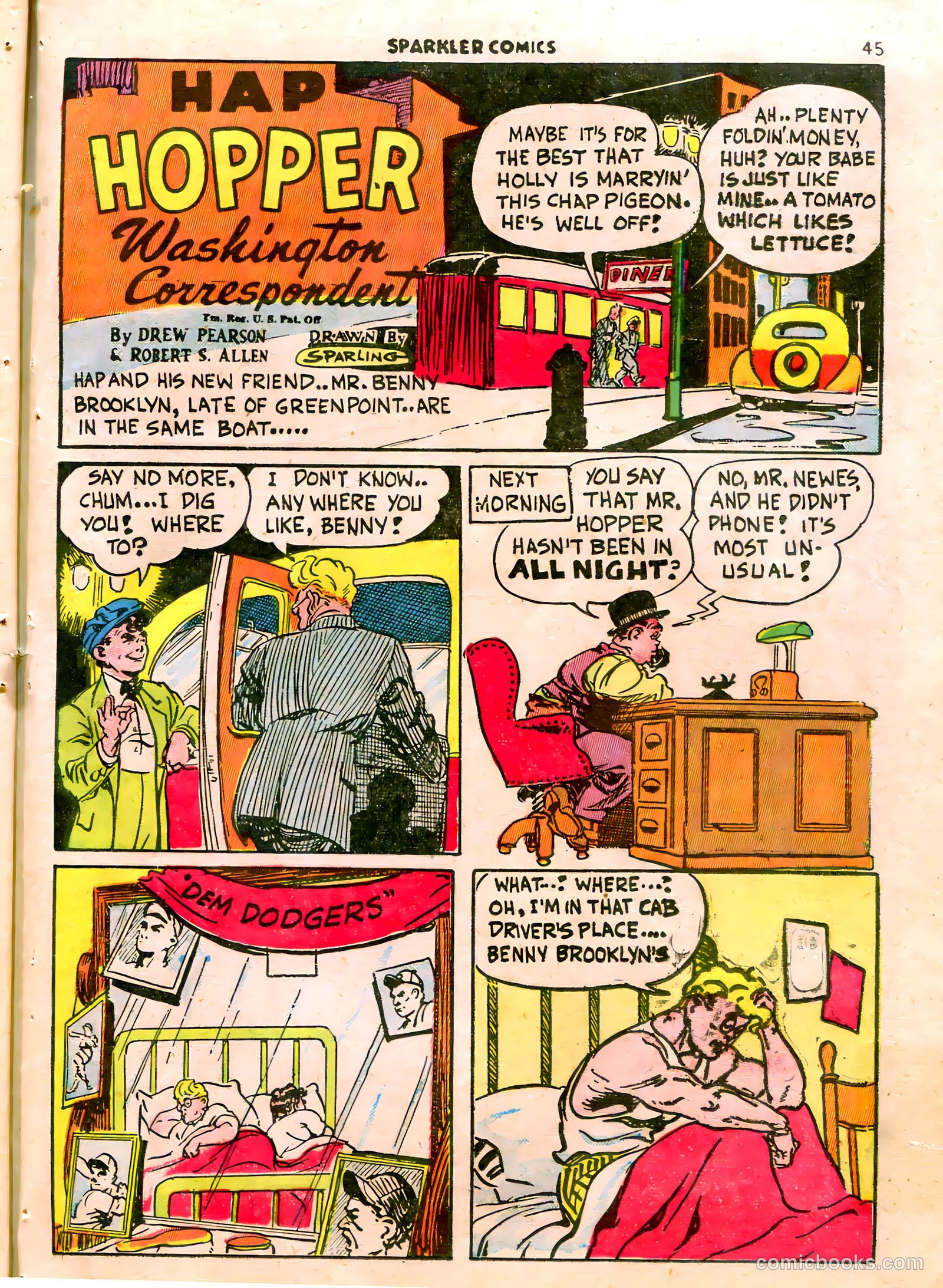 Sparkle Comics #24 (1952) — page 35 of 56