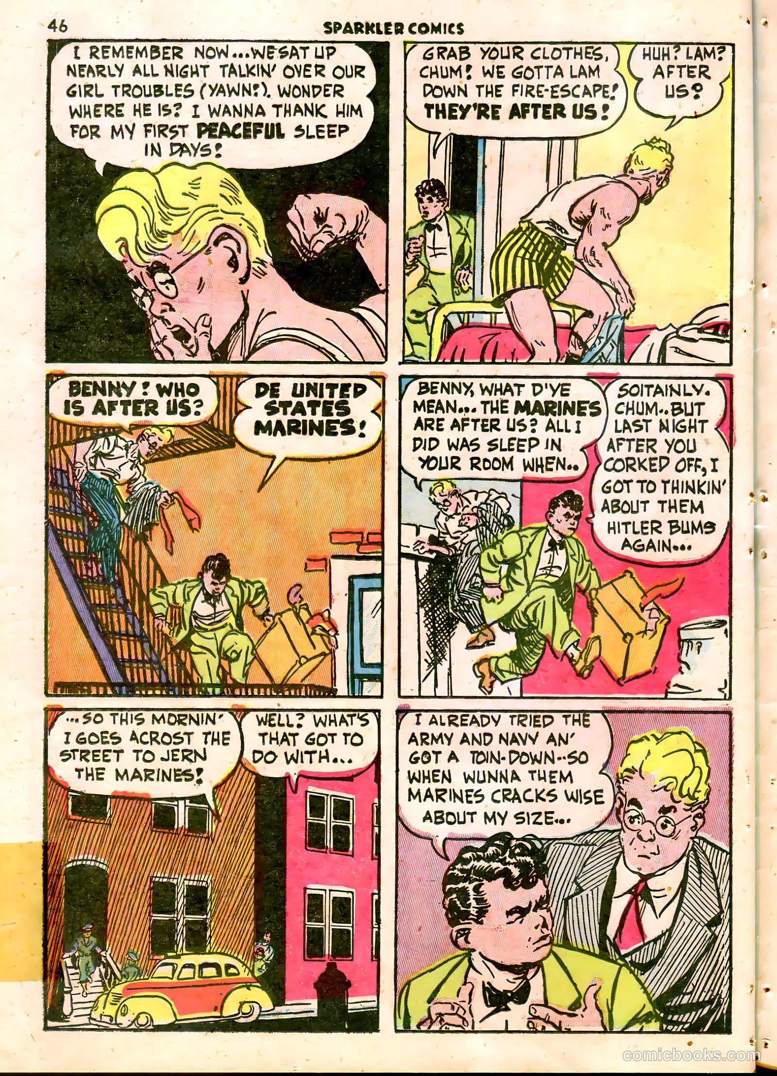 Sparkle Comics #24 (1952) — page 36 of 56