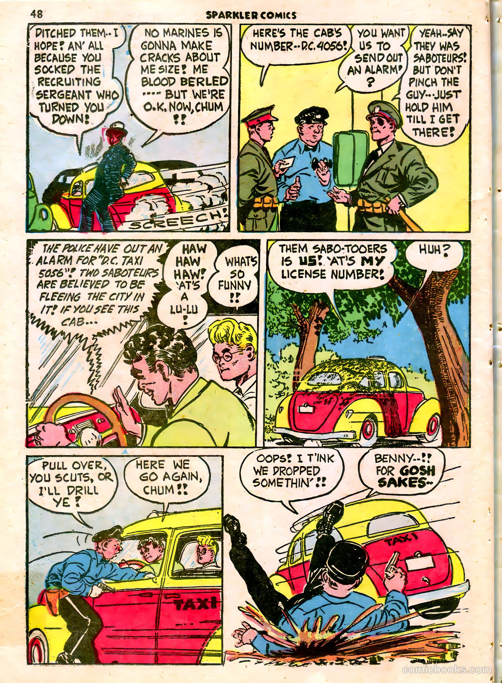 Sparkle Comics #24 (1952) — page 38 of 56