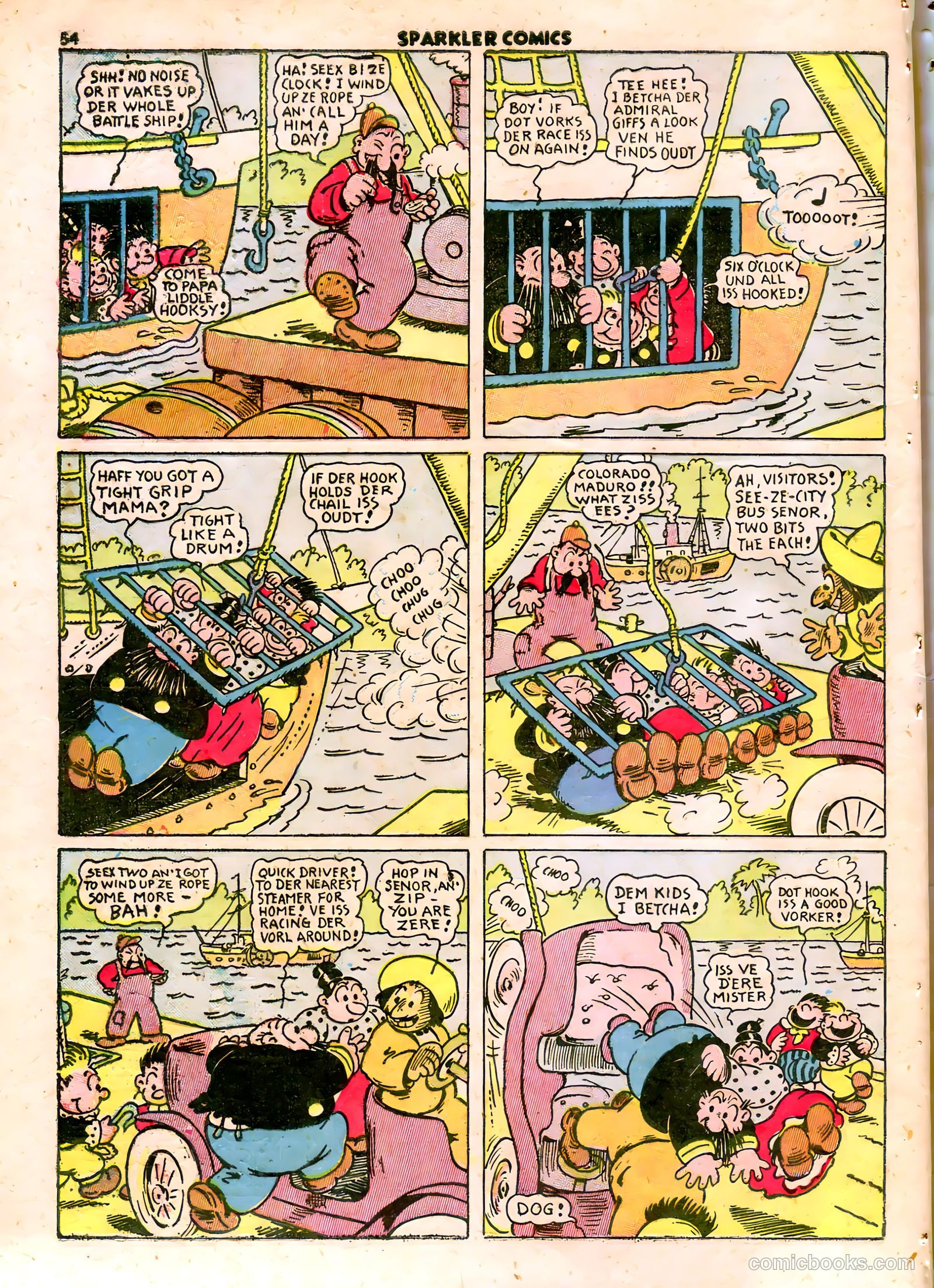 Sparkle Comics #24 (1952) — page 44 of 56