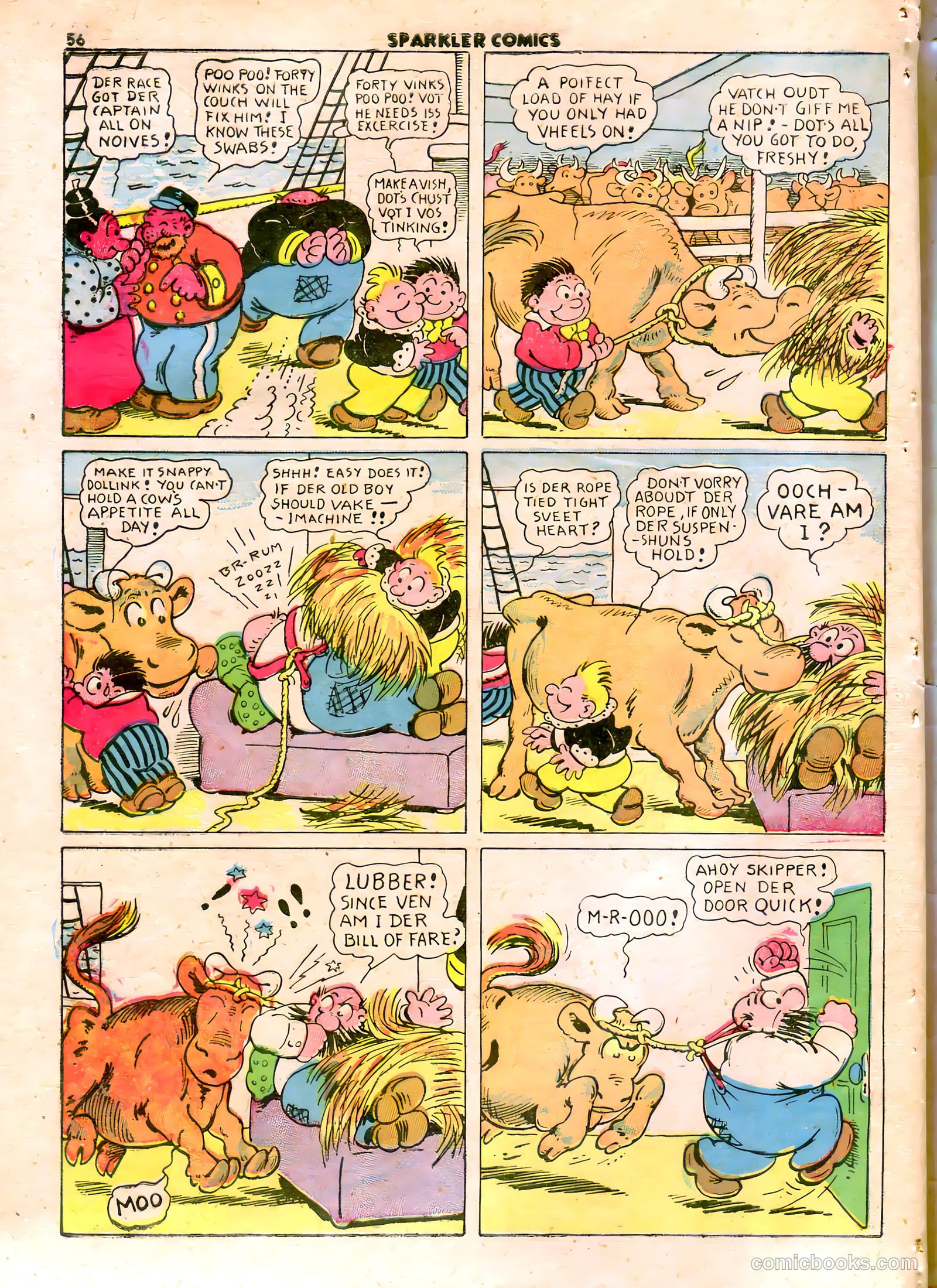 Sparkle Comics #24 (1952) — page 46 of 56