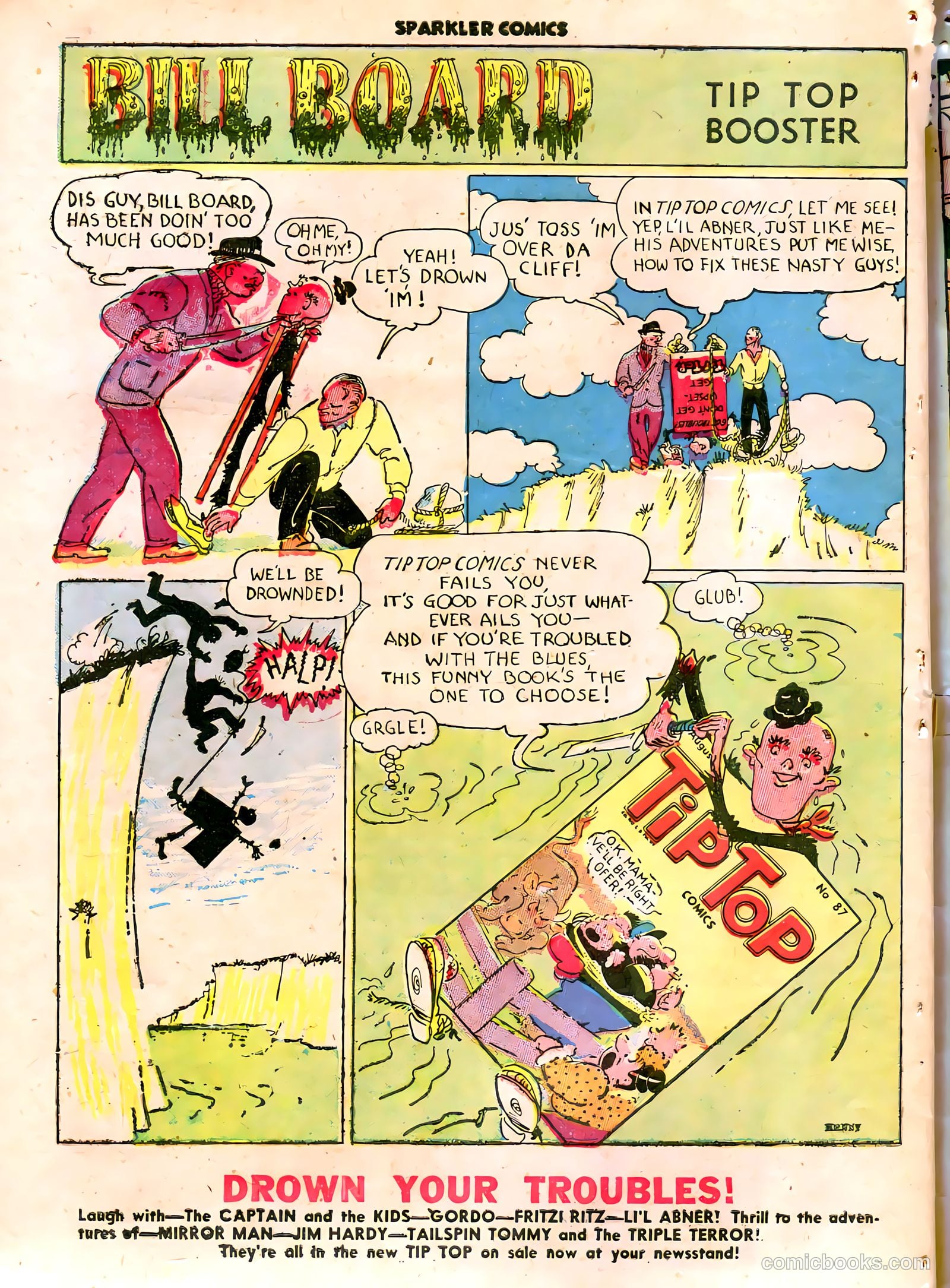 Sparkle Comics #24 (1952) — page 48 of 56