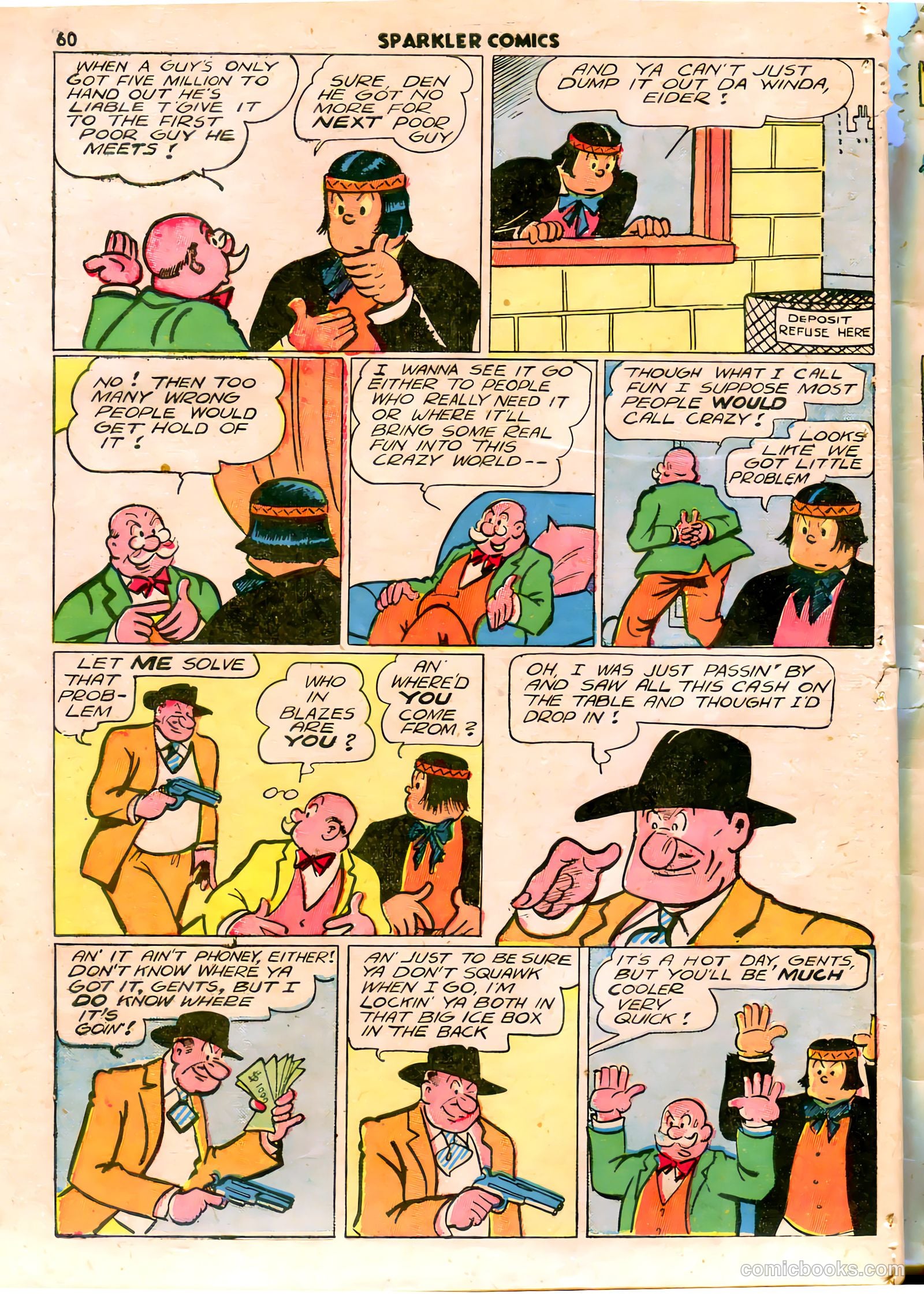 Sparkle Comics #24 (1952) — page 50 of 56