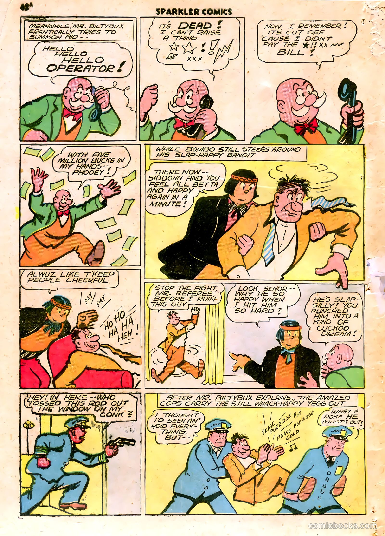 Sparkle Comics #24 (1952) — page 52 of 56