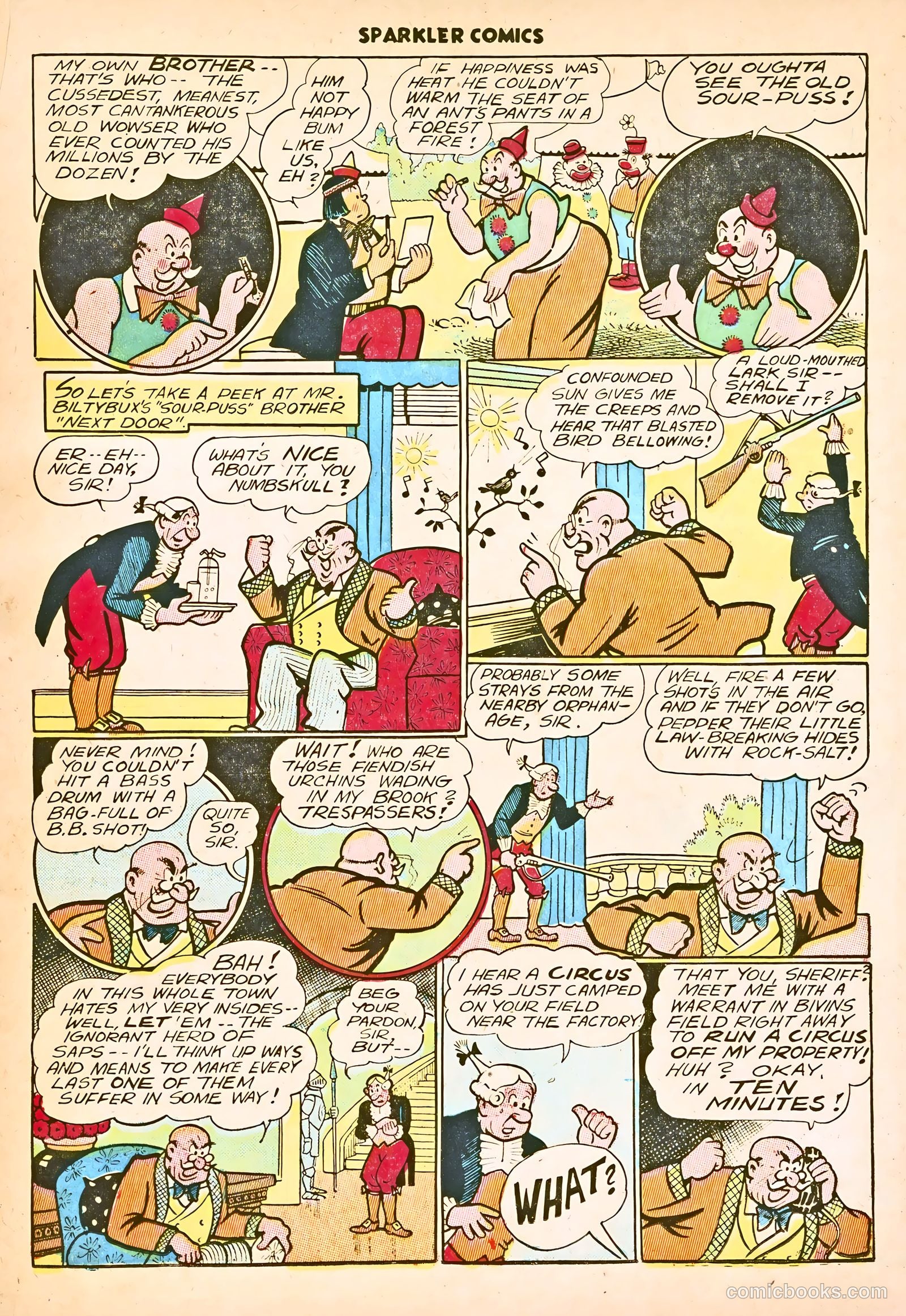 Sparkle Comics #25 (1952) — page 12 of 49