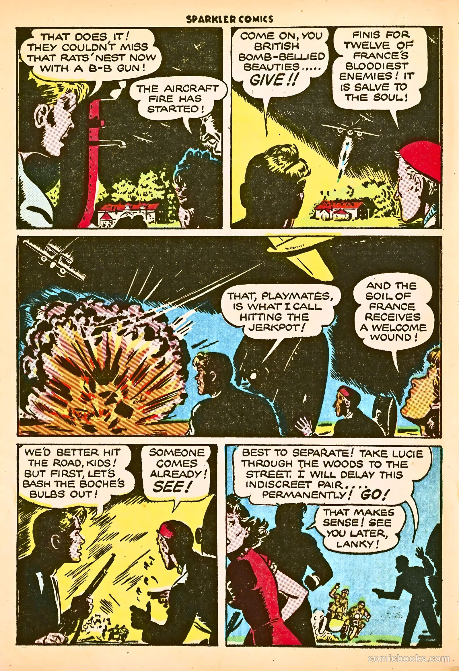Sparkle Comics #25 (1952) — page 17 of 49