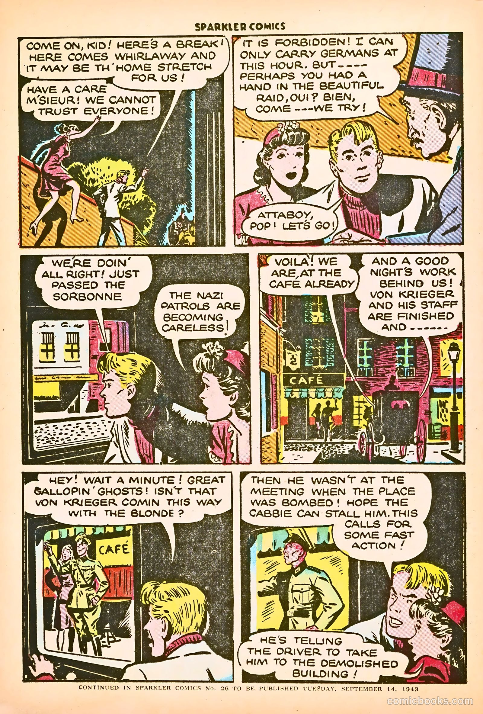 Sparkle Comics #25 (1952) — page 19 of 49