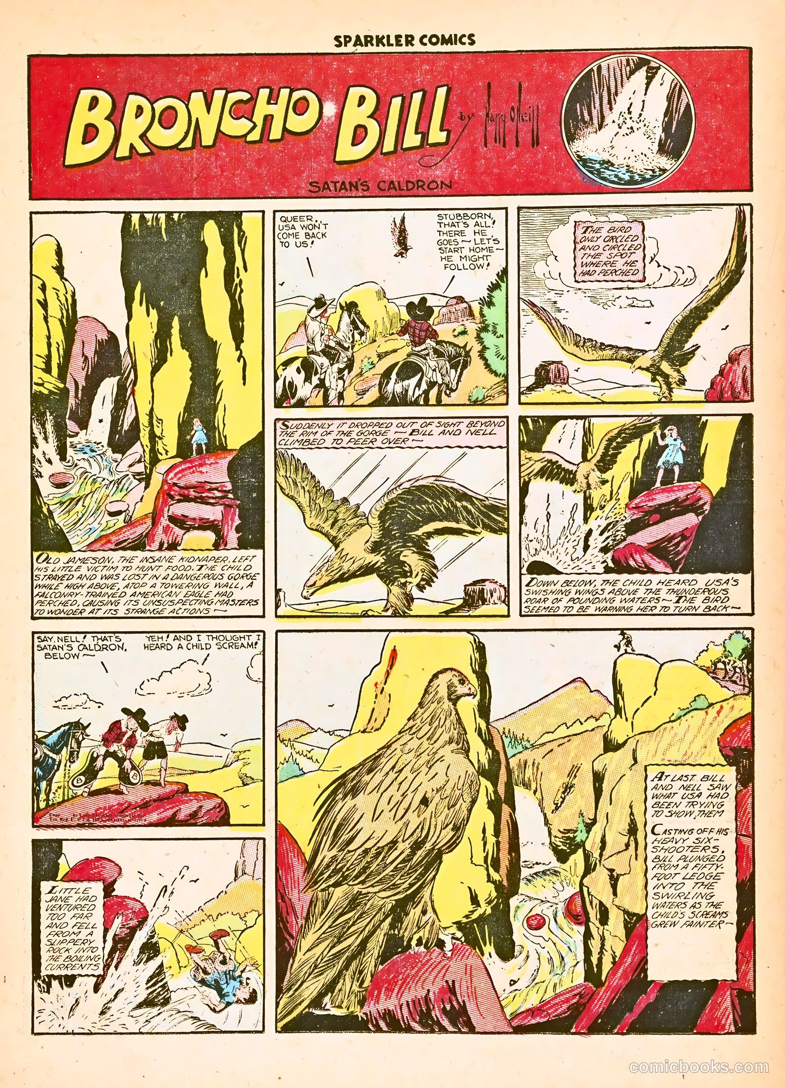 Sparkle Comics #25 (1952) — page 21 of 49
