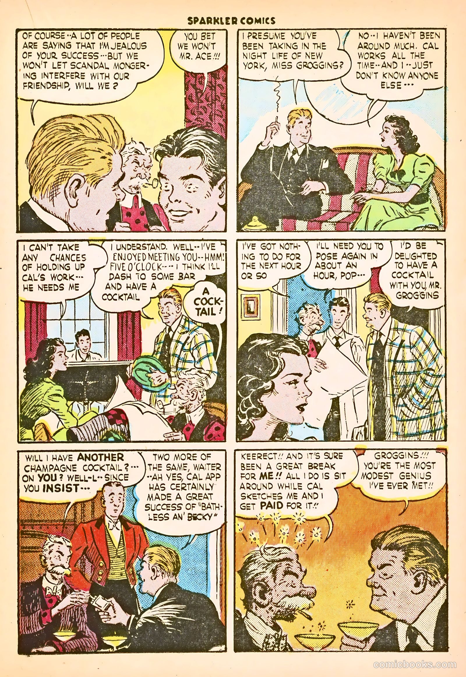 Sparkle Comics #25 (1952) — page 28 of 49