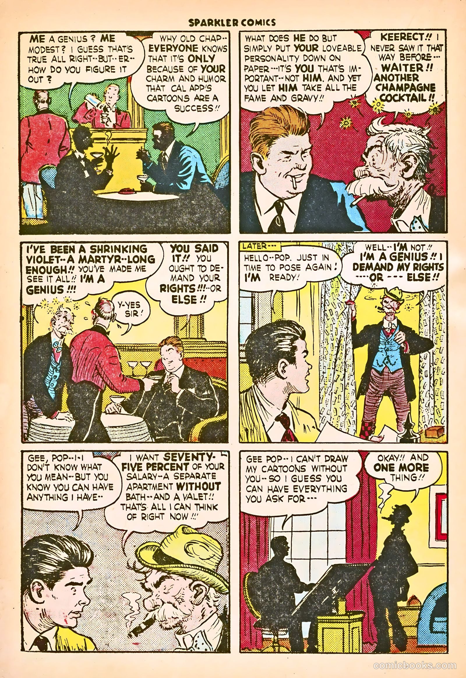 Sparkle Comics #25 (1952) — page 29 of 49