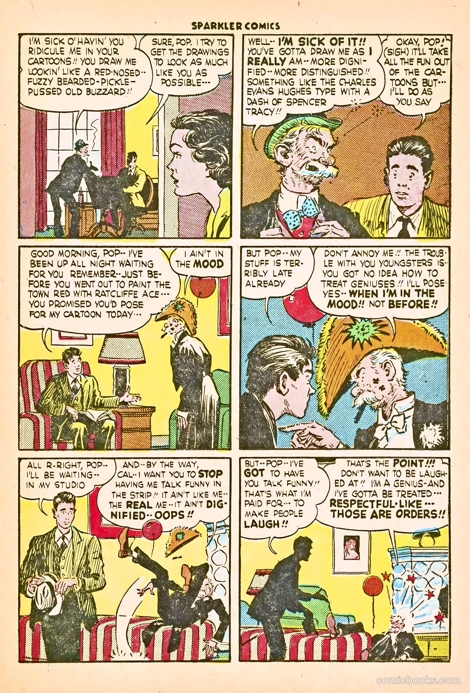 Sparkle Comics #25 (1952) — page 30 of 49