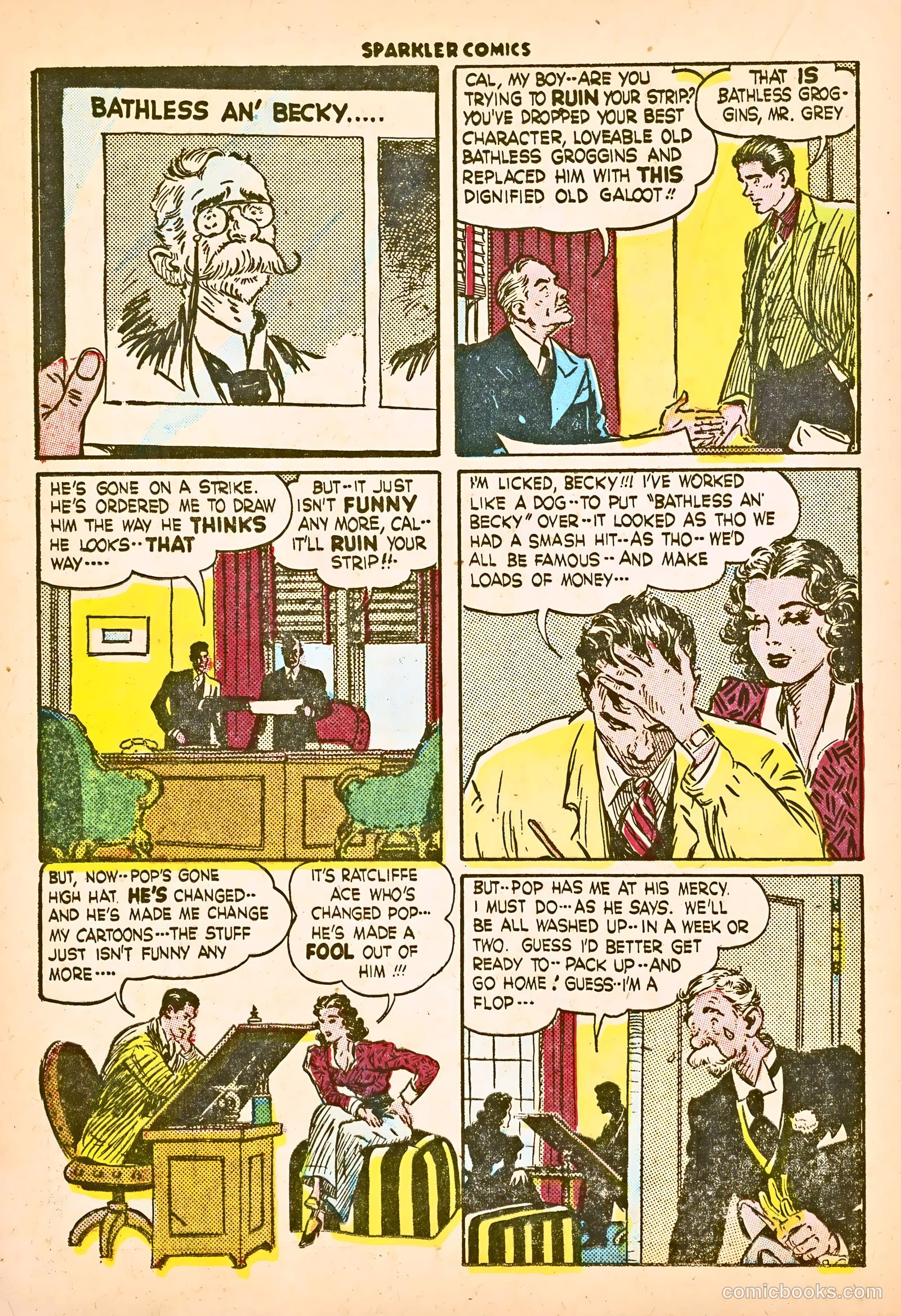 Sparkle Comics #25 (1952) — page 31 of 49