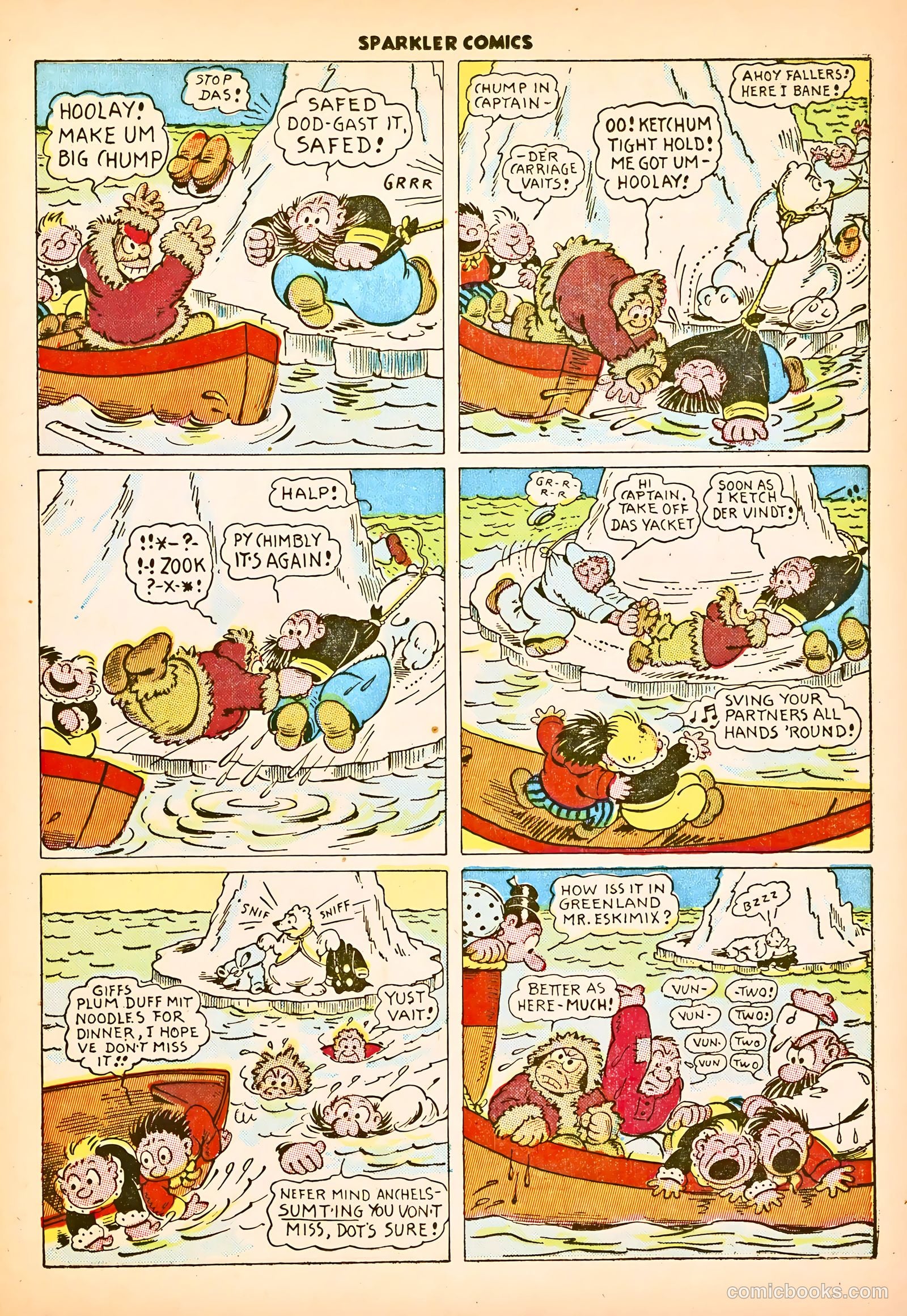 Sparkle Comics #25 (1952) — page 34 of 49