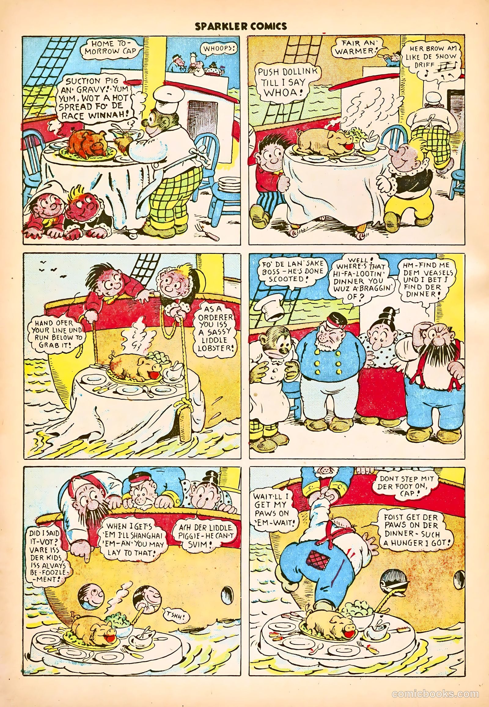Sparkle Comics #25 (1952) — page 35 of 49