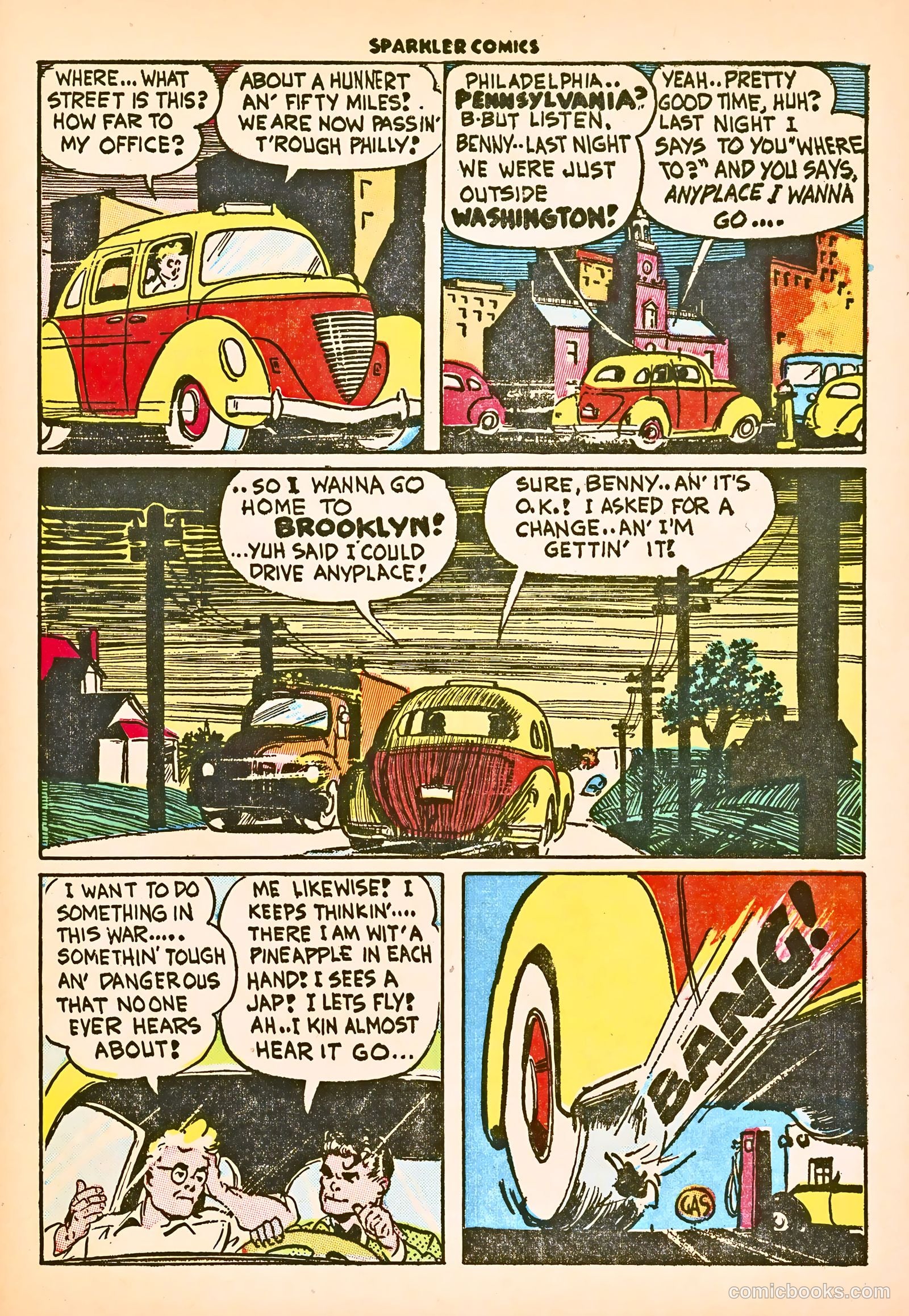 Sparkle Comics #25 (1952) — page 42 of 49
