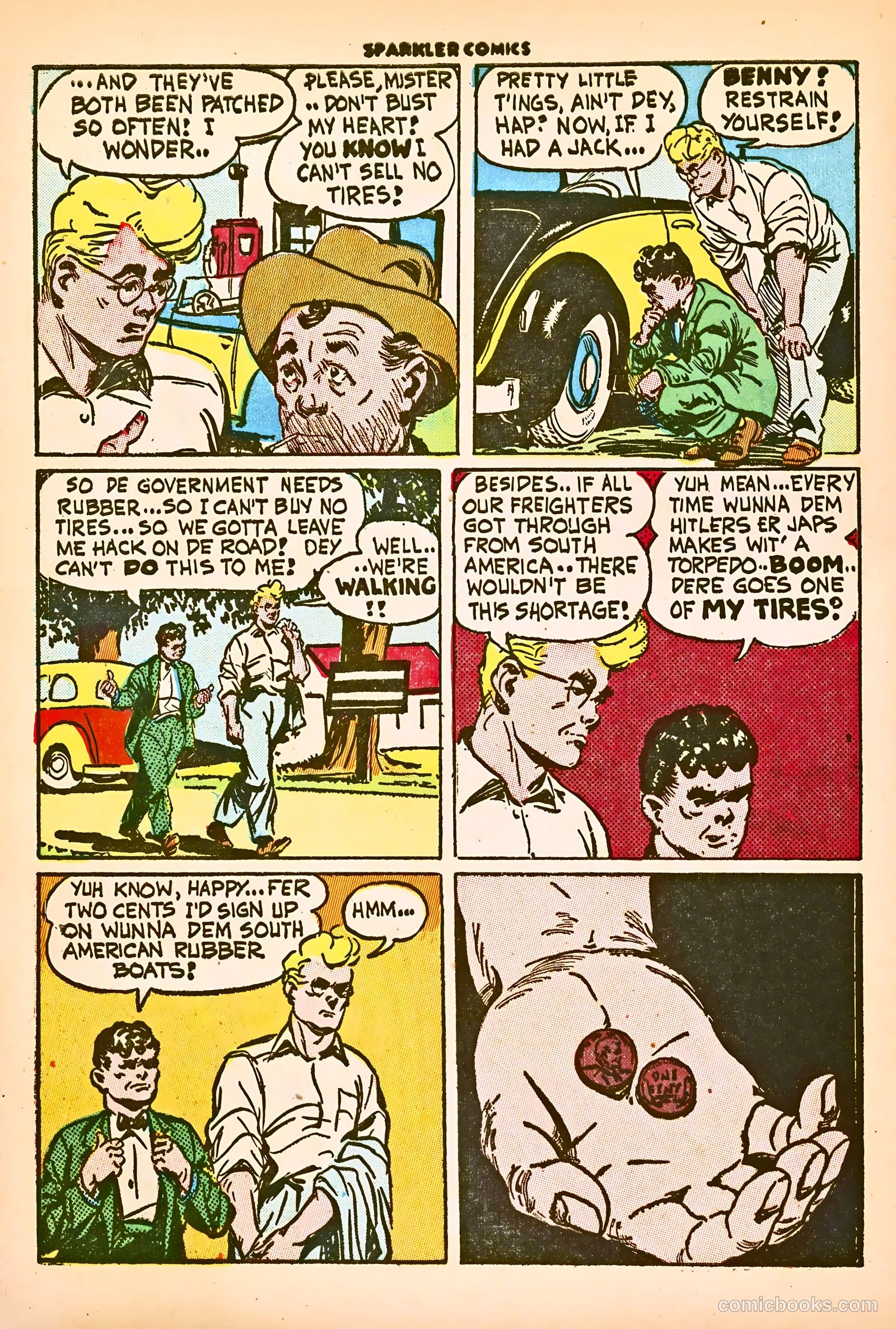 Sparkle Comics #25 (1952) — page 43 of 49