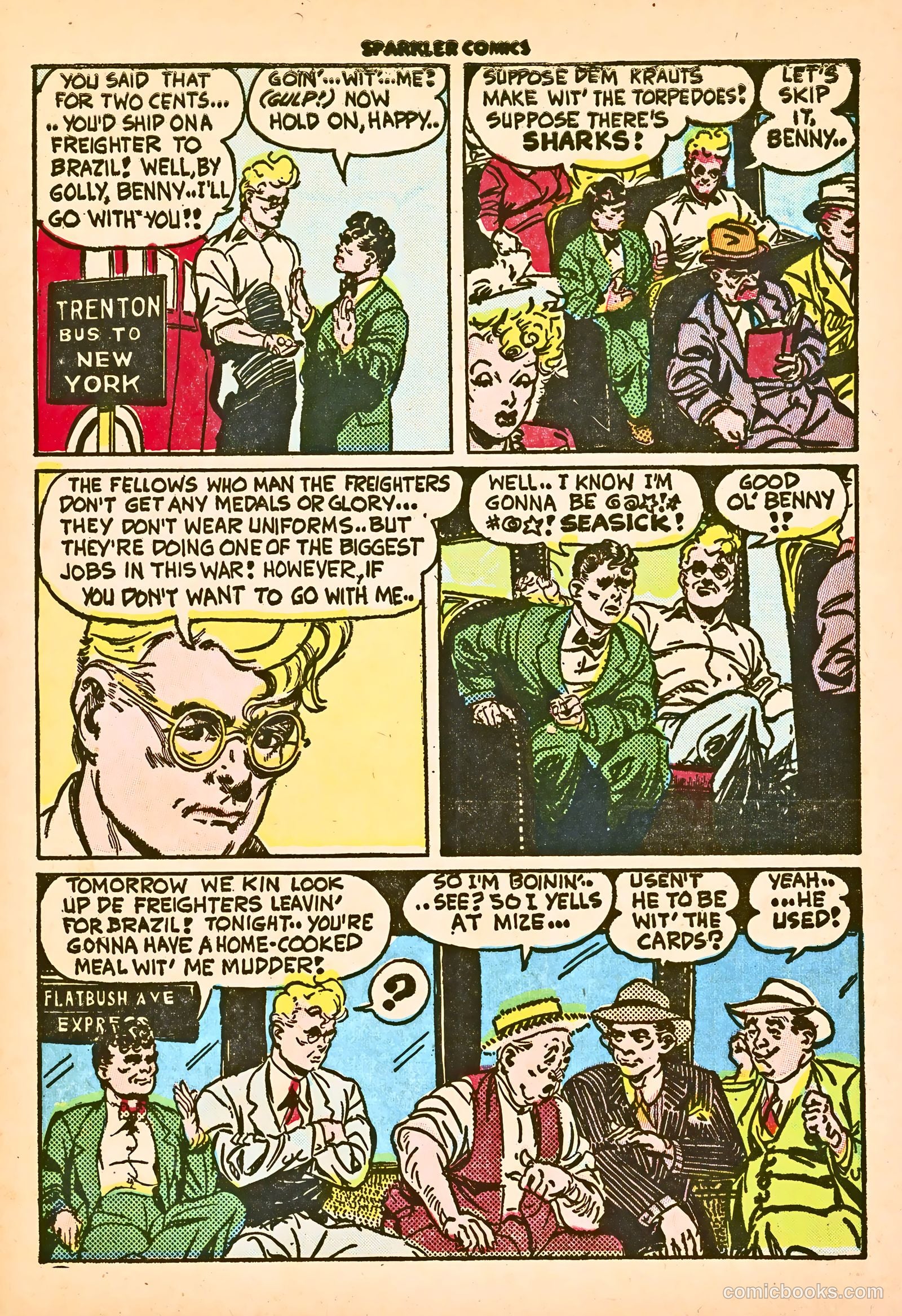 Sparkle Comics #25 (1952) — page 44 of 49