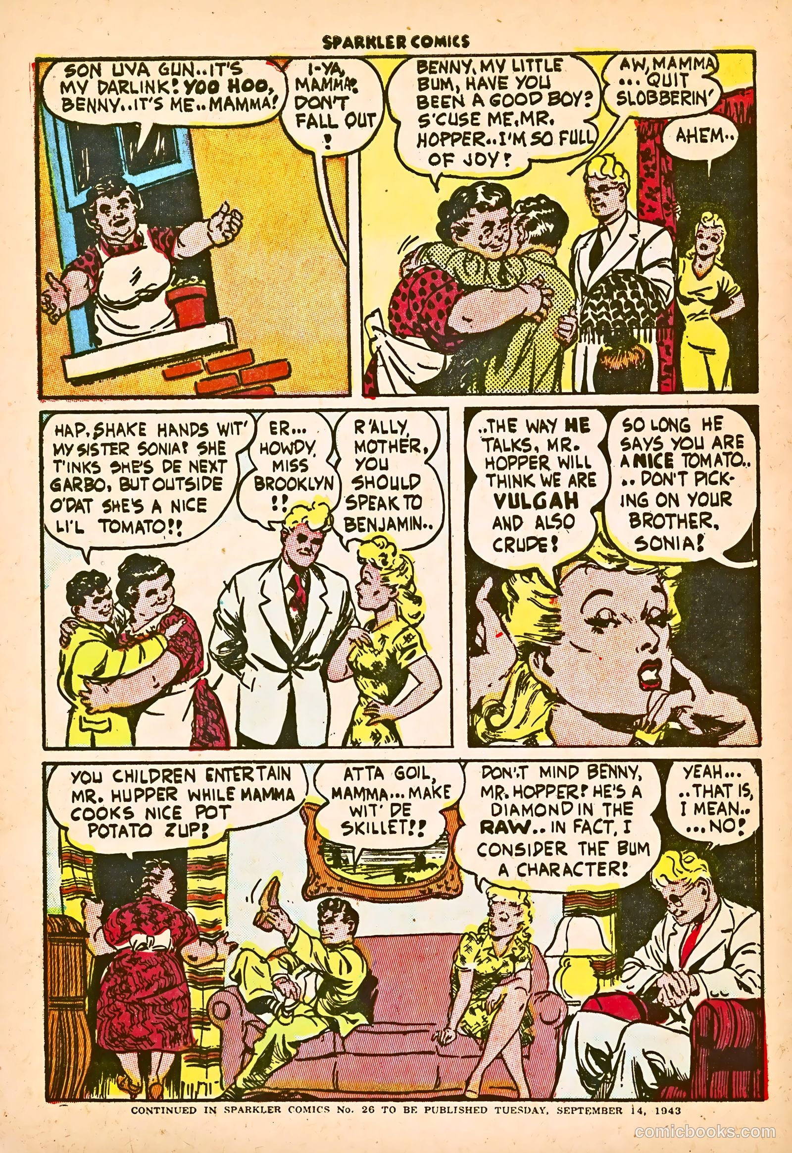 Sparkle Comics #25 (1952) — page 45 of 49