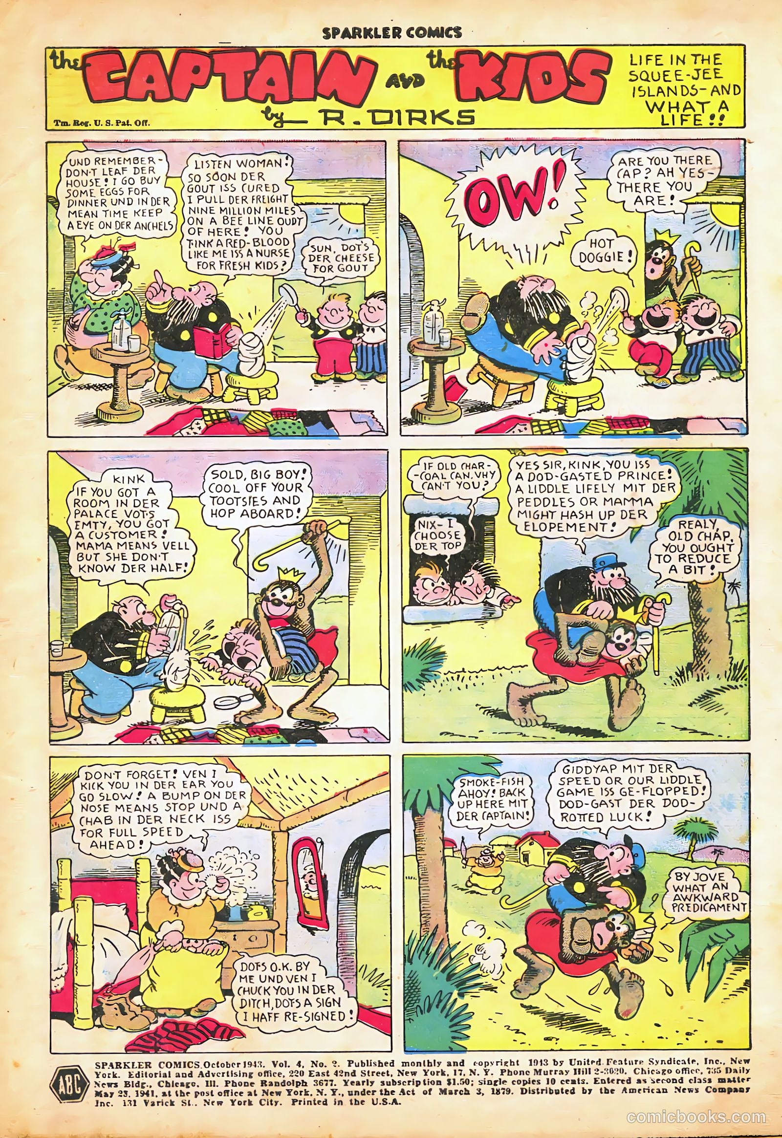 Sparkle Comics #26 (1952) — page 3 of 49