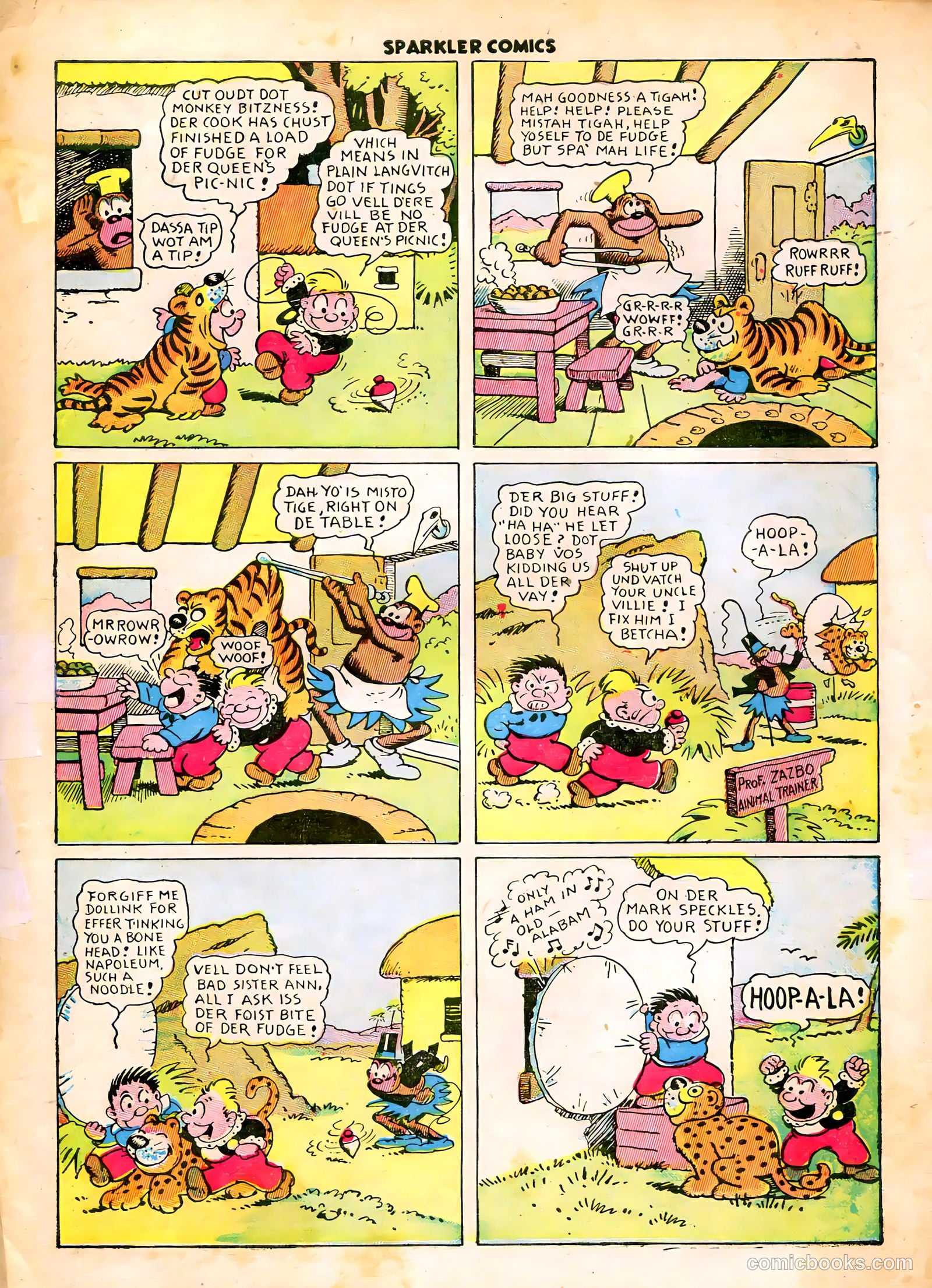 Sparkle Comics #26 (1952) — page 7 of 49