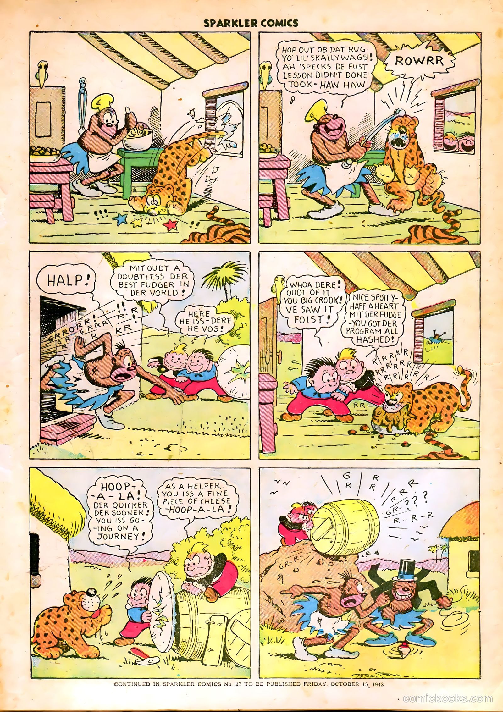 Sparkle Comics #26 (1952) — page 8 of 49