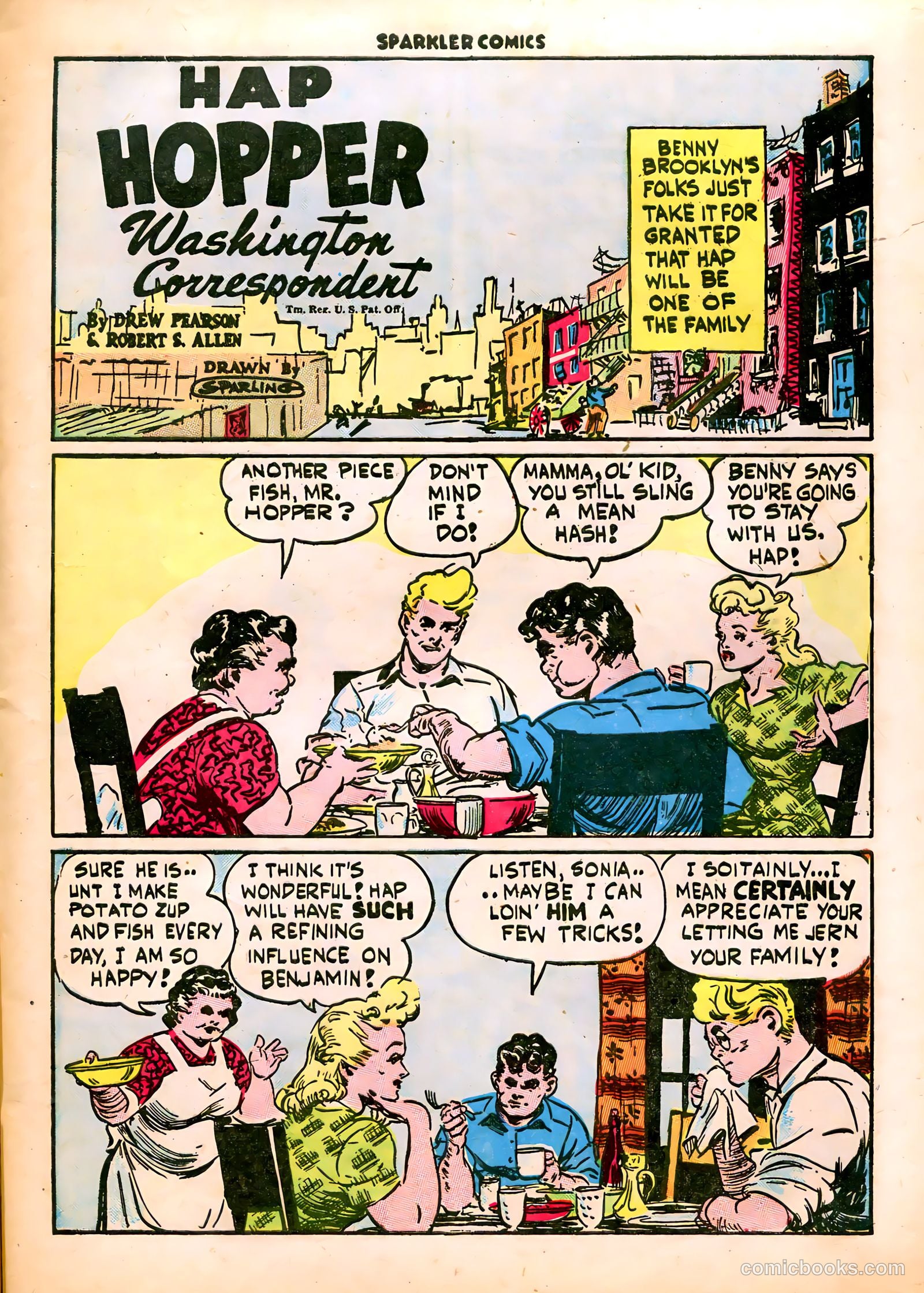 Sparkle Comics #26 (1952) — page 9 of 49