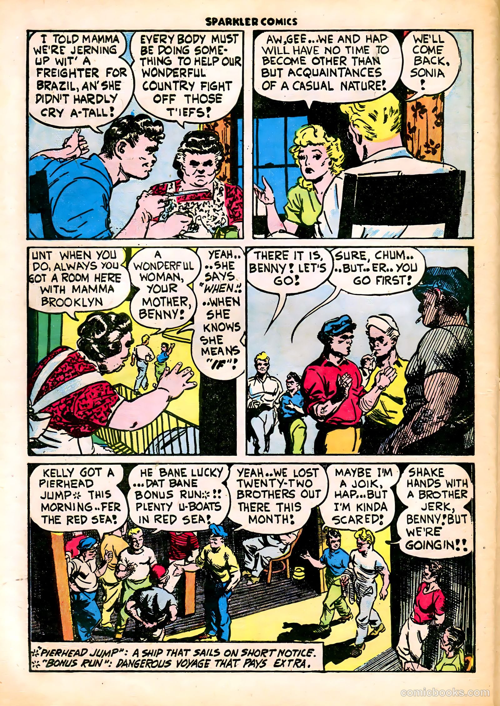 Sparkle Comics #26 (1952) — page 10 of 49