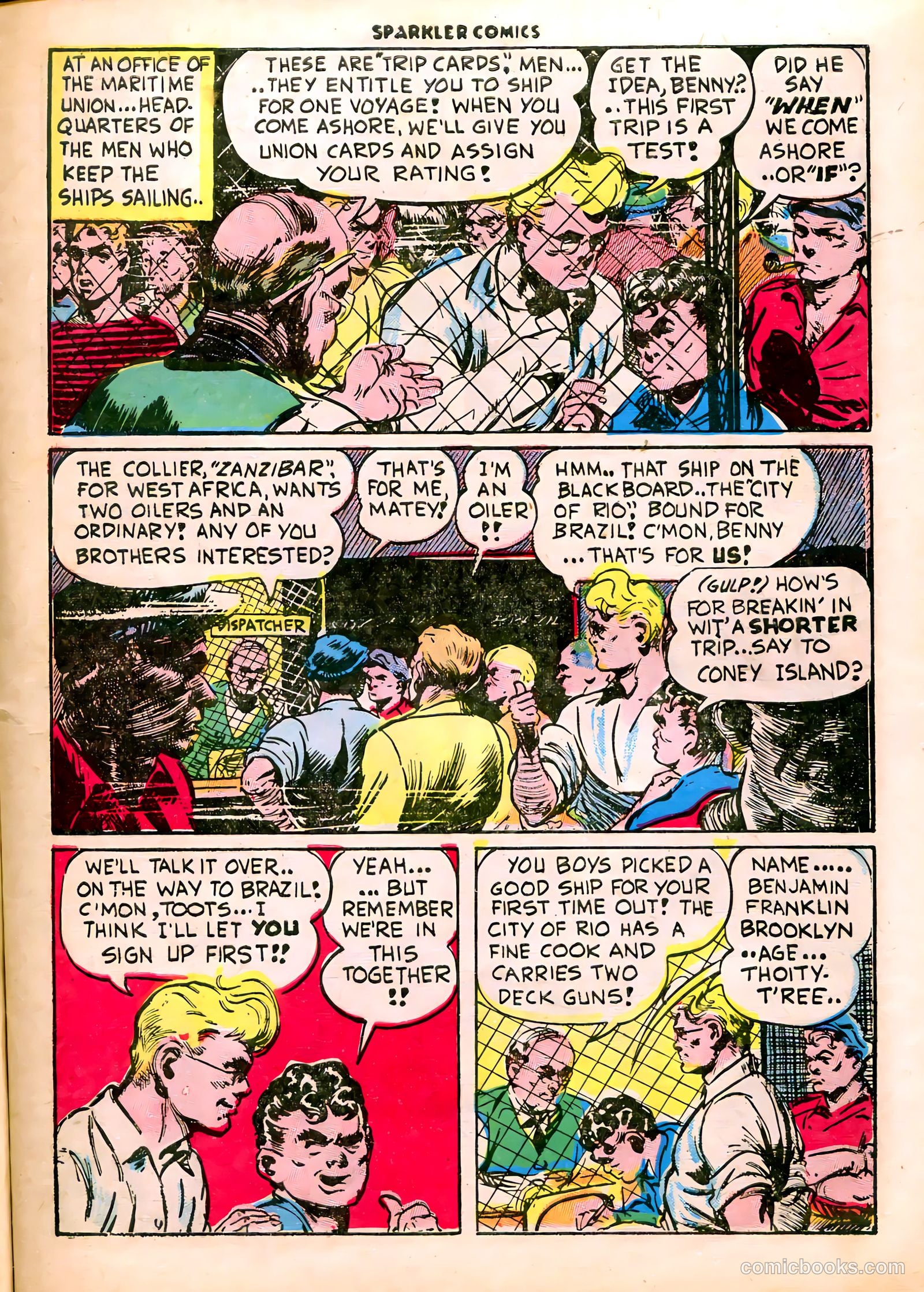 Sparkle Comics #26 (1952) — page 11 of 49