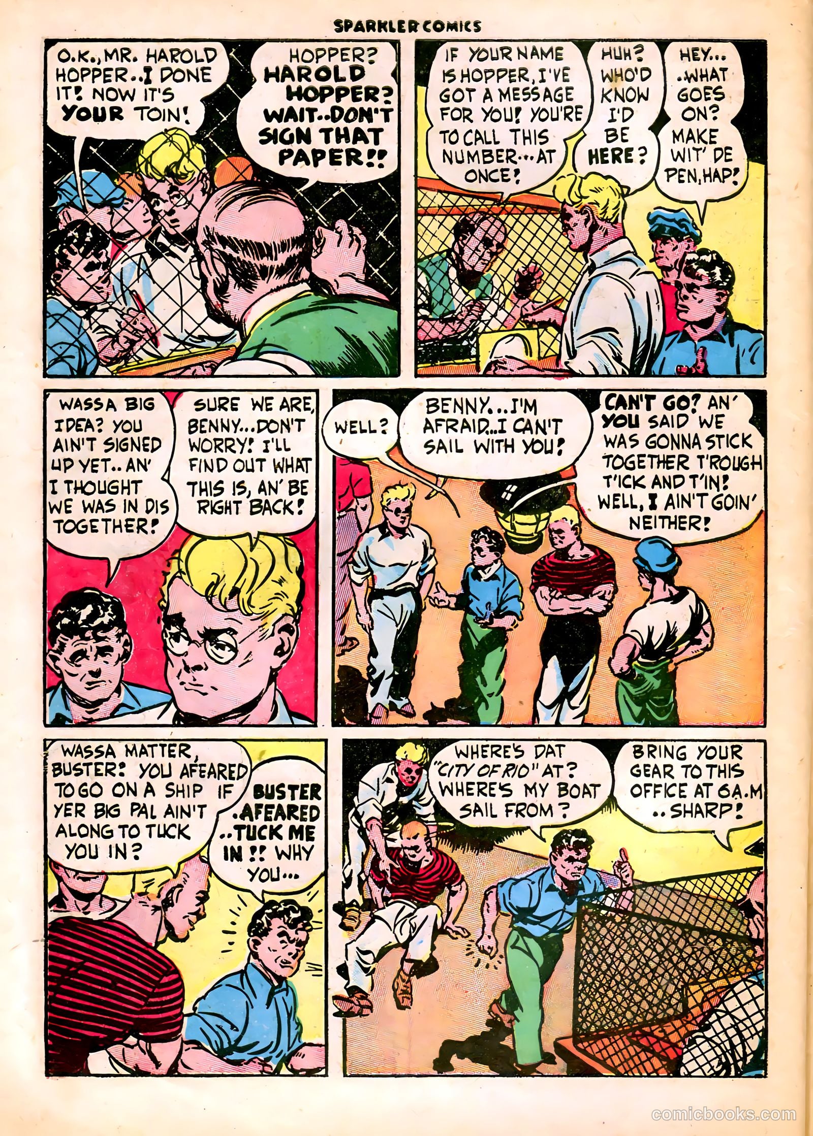 Sparkle Comics #26 (1952) — page 12 of 49