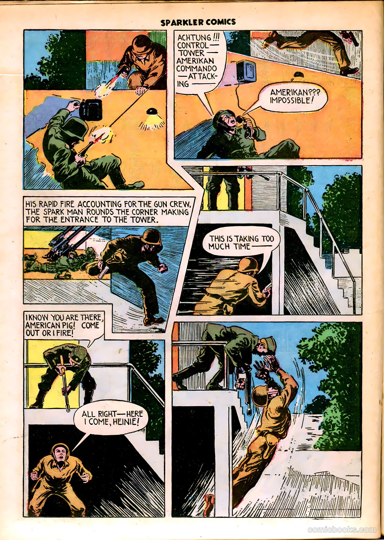 Sparkle Comics #26 (1952) — page 18 of 49