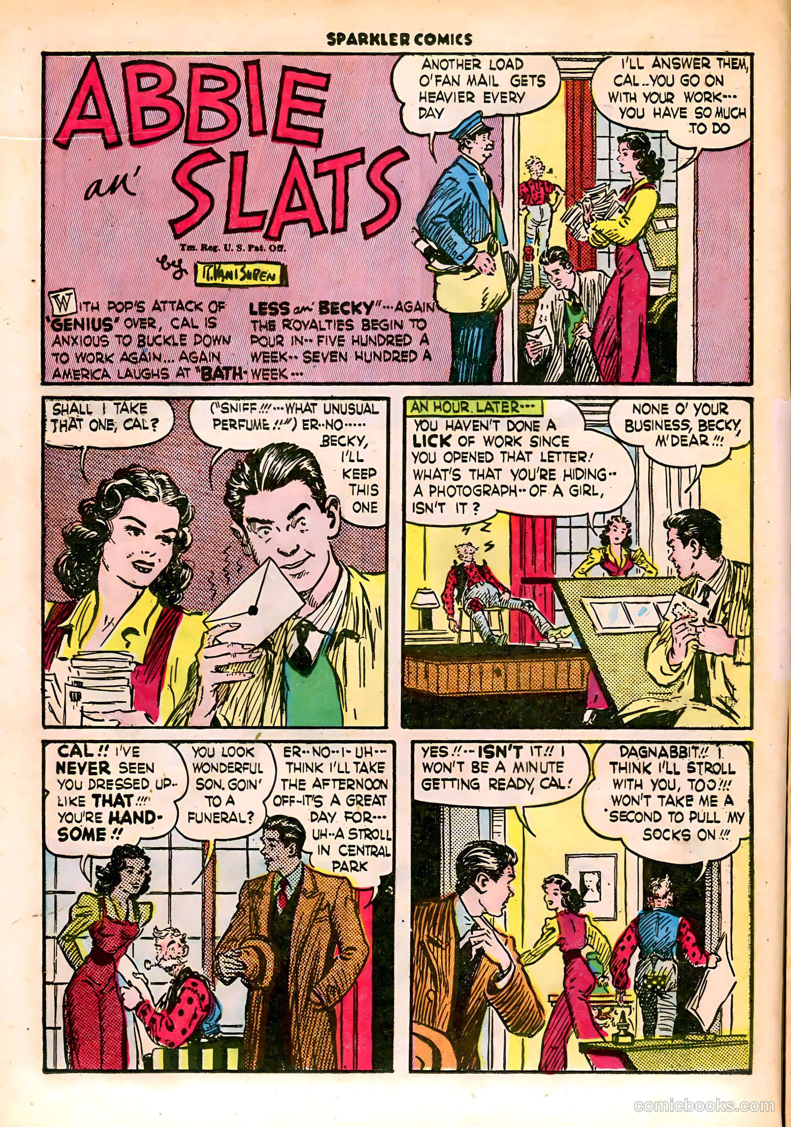 Sparkle Comics #26 (1952) — page 22 of 49