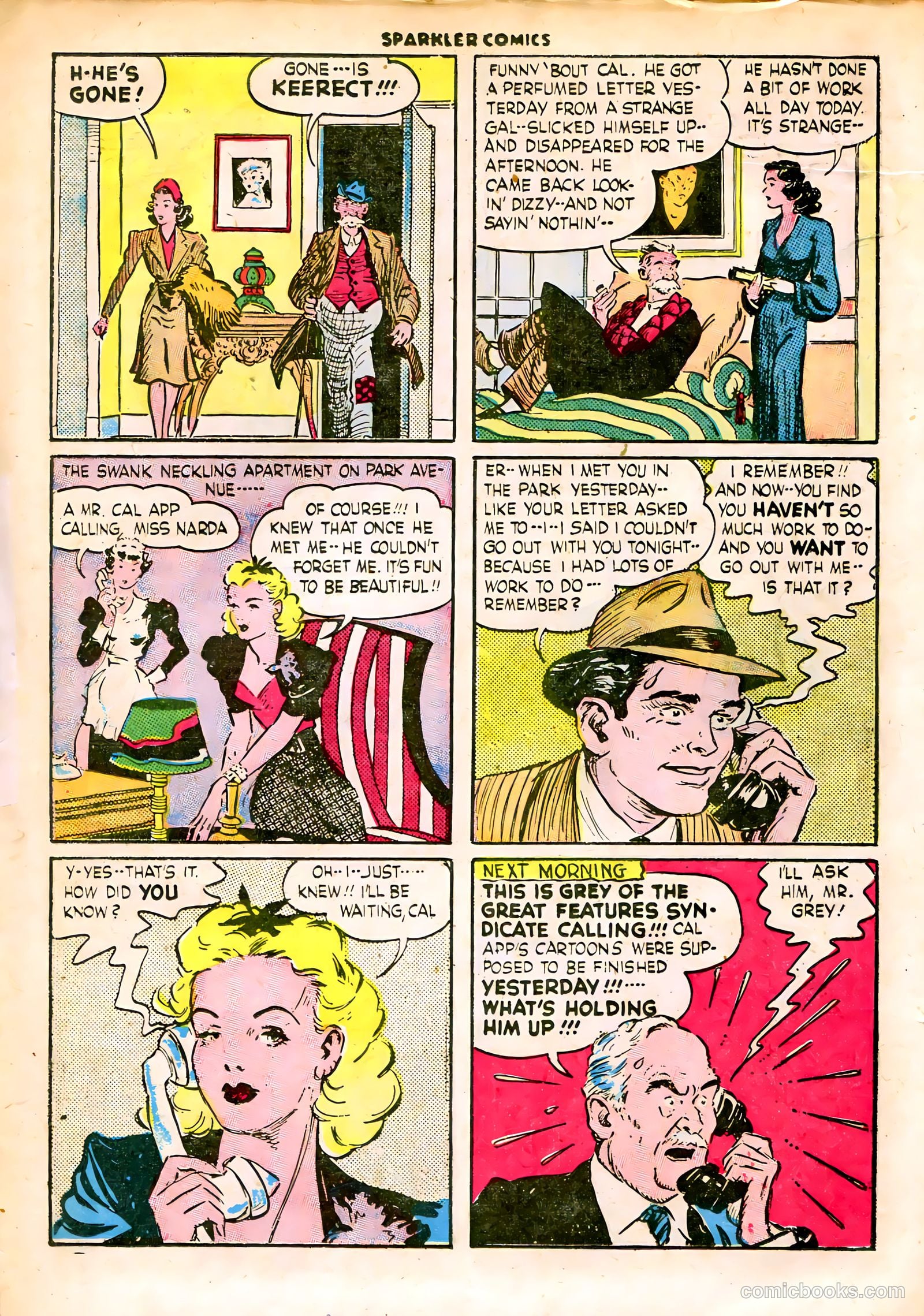 Sparkle Comics #26 (1952) — page 23 of 49