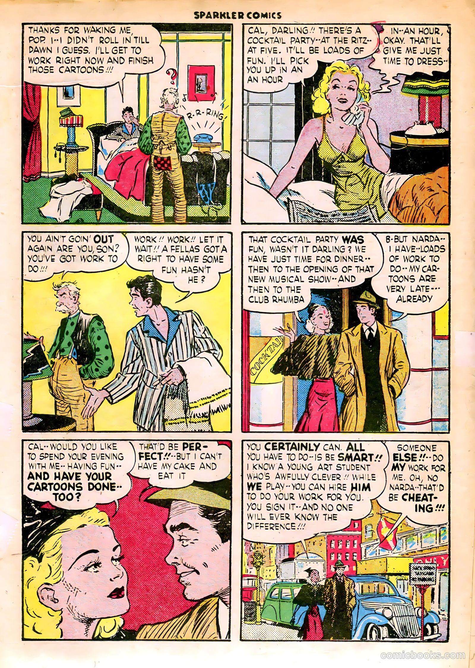 Sparkle Comics #26 (1952) — page 24 of 49