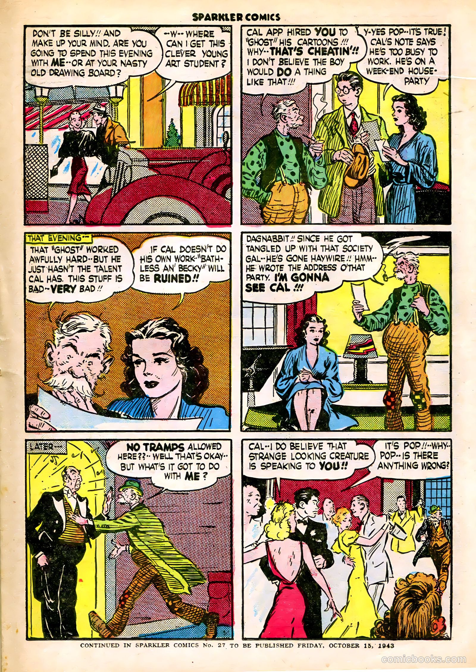 Sparkle Comics #26 (1952) — page 25 of 49